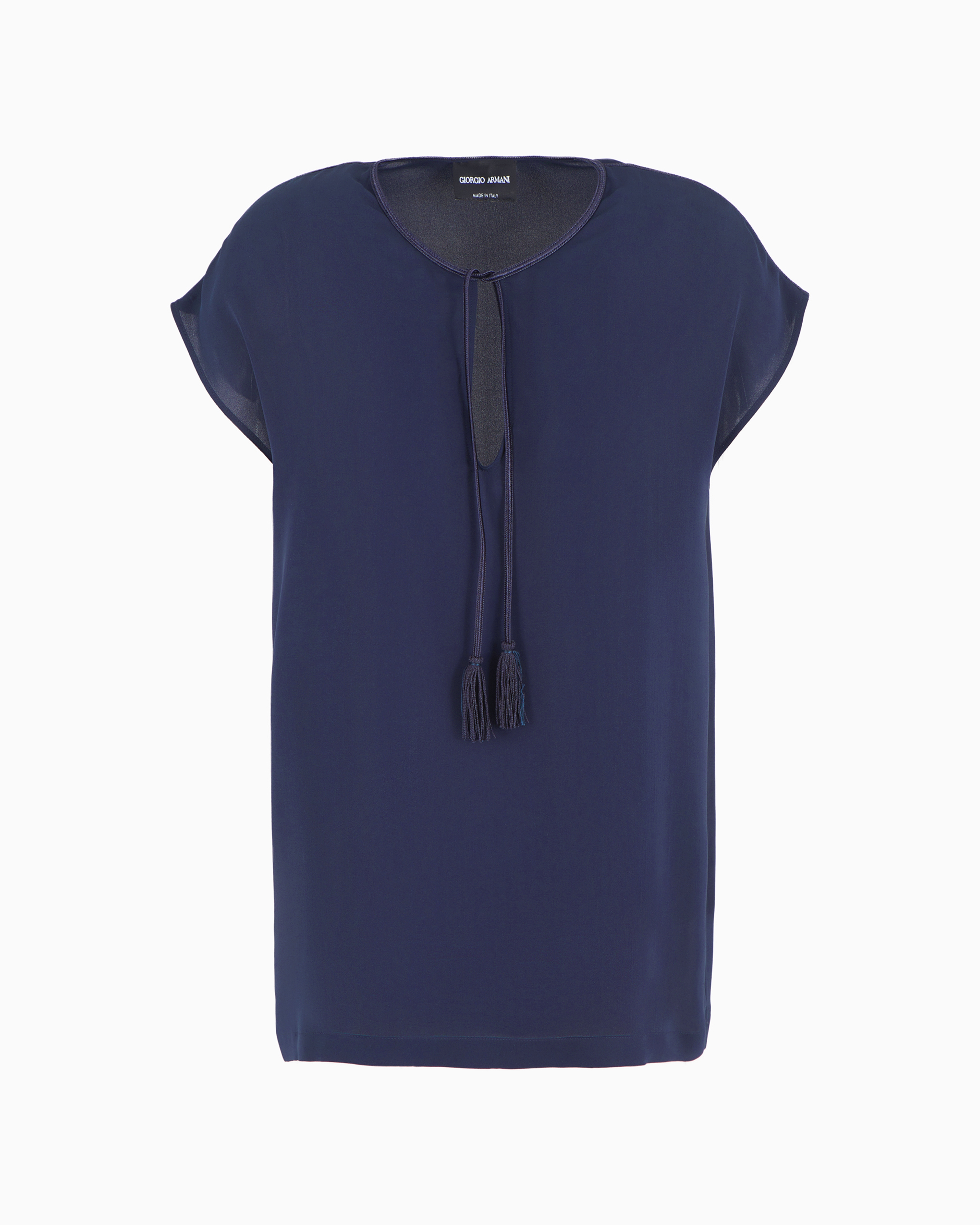 GIORGIO ARMANI BLOUSE IN DOUBLE SILK GEORGETTE 