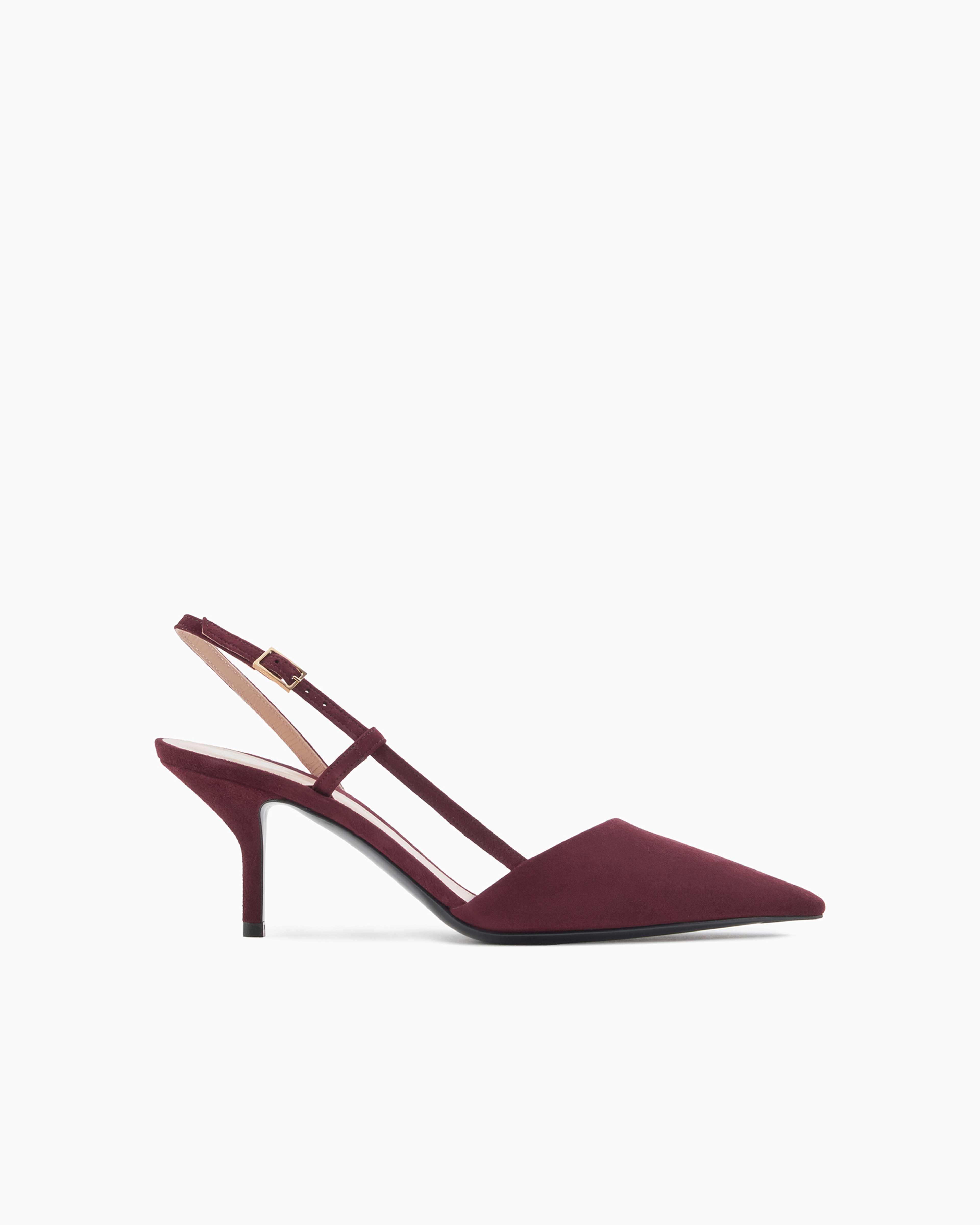 Giorgio Armani Official Store Heels In Bordeaux