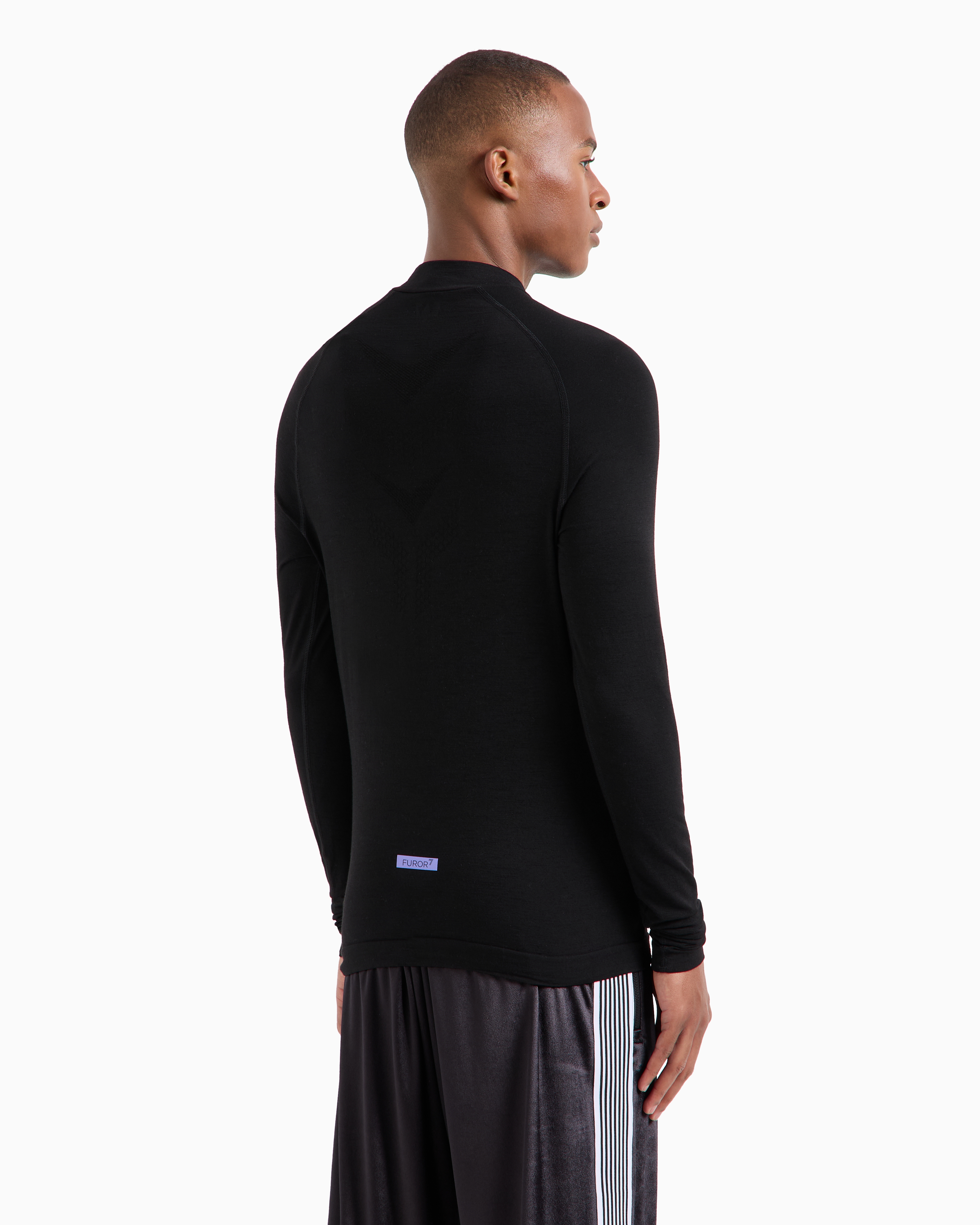 Shop Ea7 Active Tops In Black