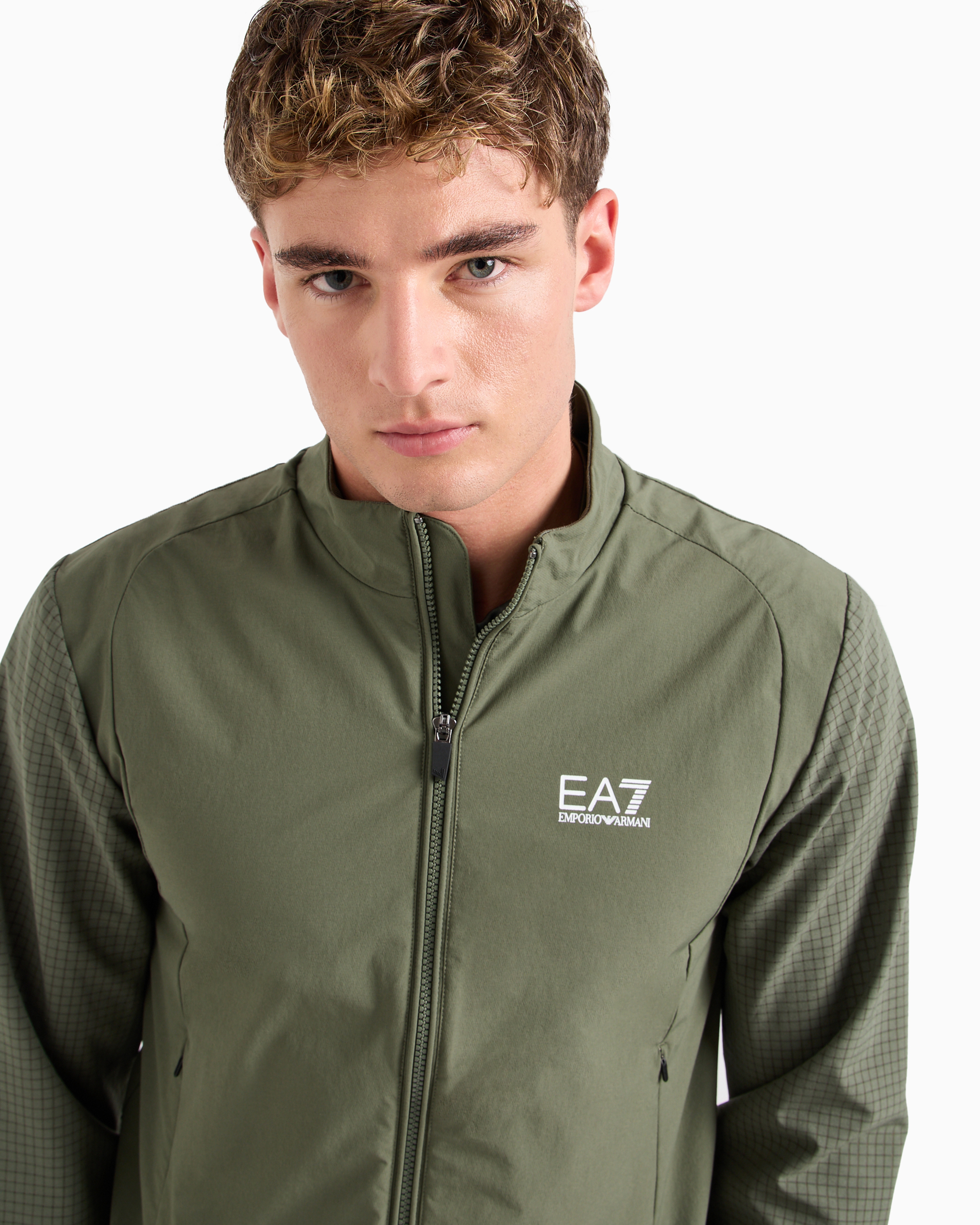 Shop Ea7 Tennis Pro Tracksuit In Ventus7 Technical Fabric In Vert Militaire