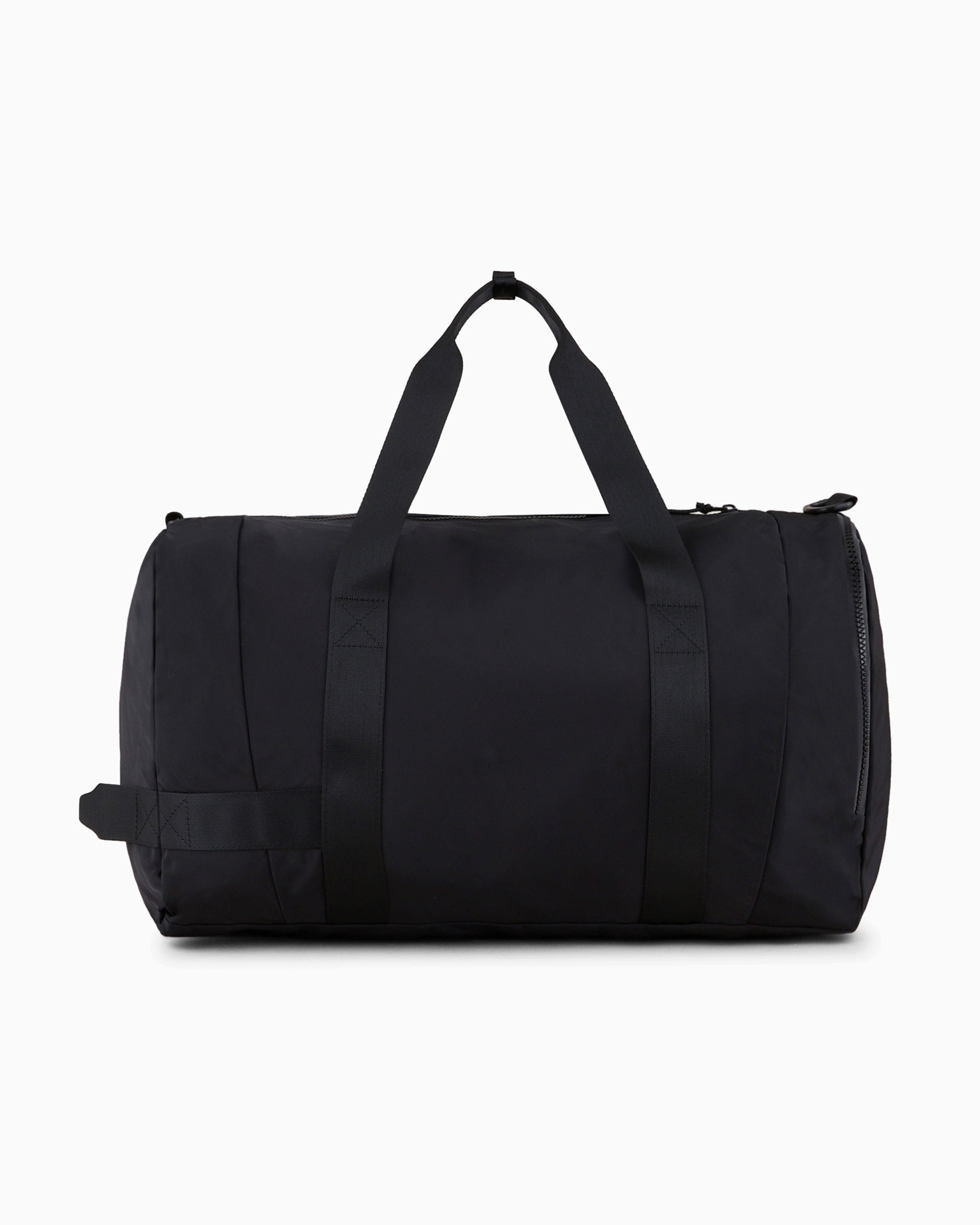 Shop Ea7 Technical-fabric Duffel Bag With Oversized Logo In Black