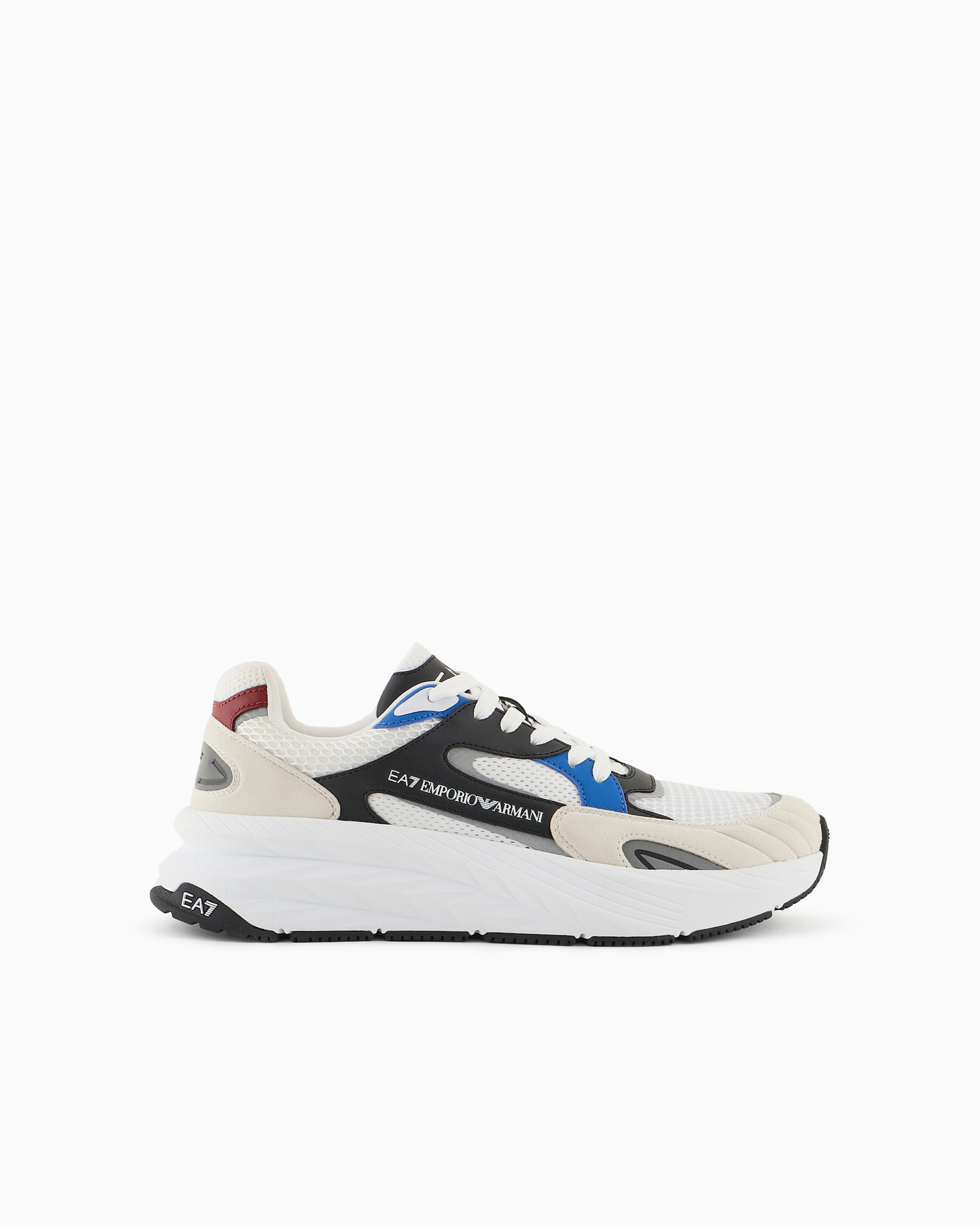 Ea7 Official Store Crusher Sonic Mix Sneakers In White