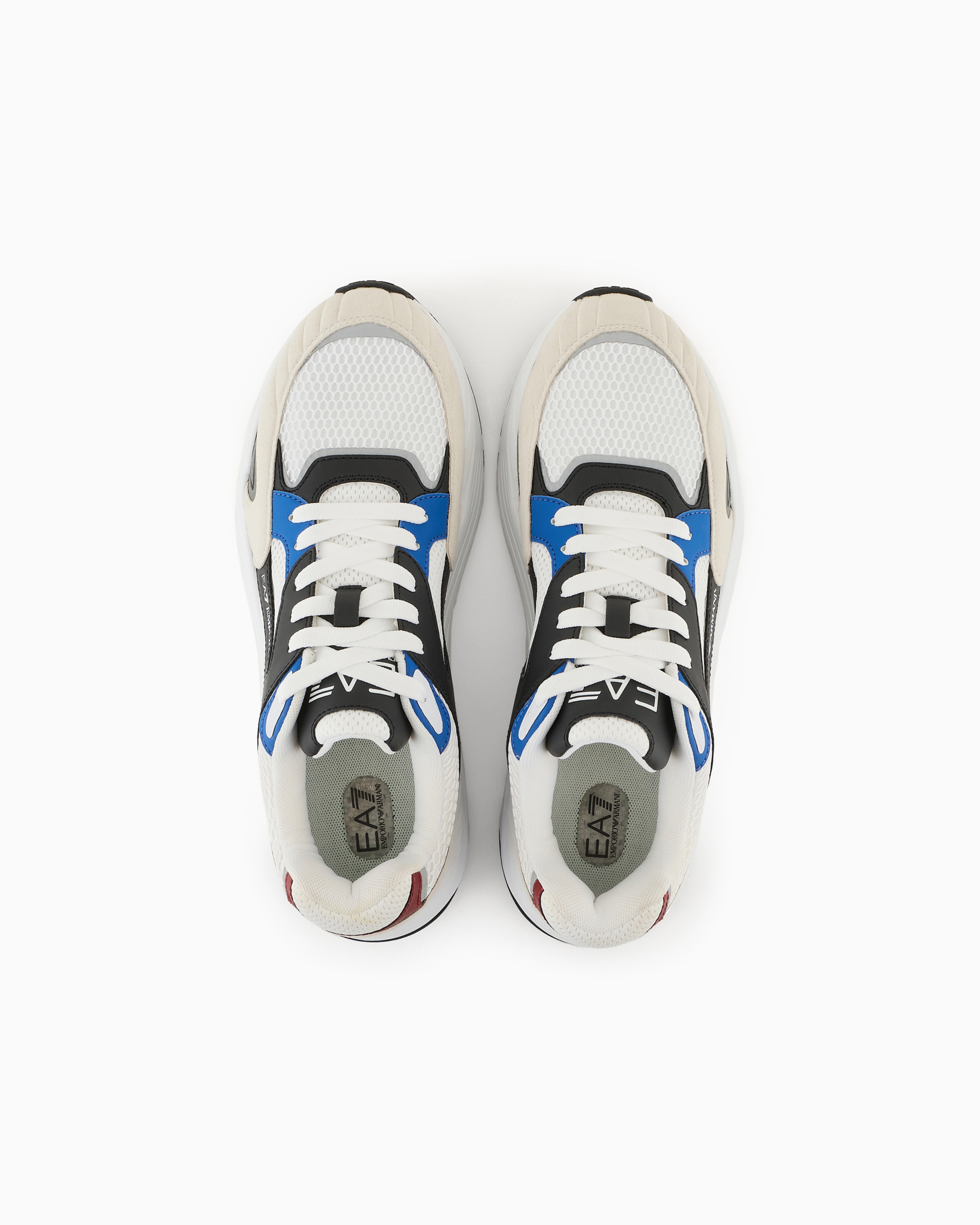 Ea7 Official Store Crusher Sonic Mix Sneakers In White
