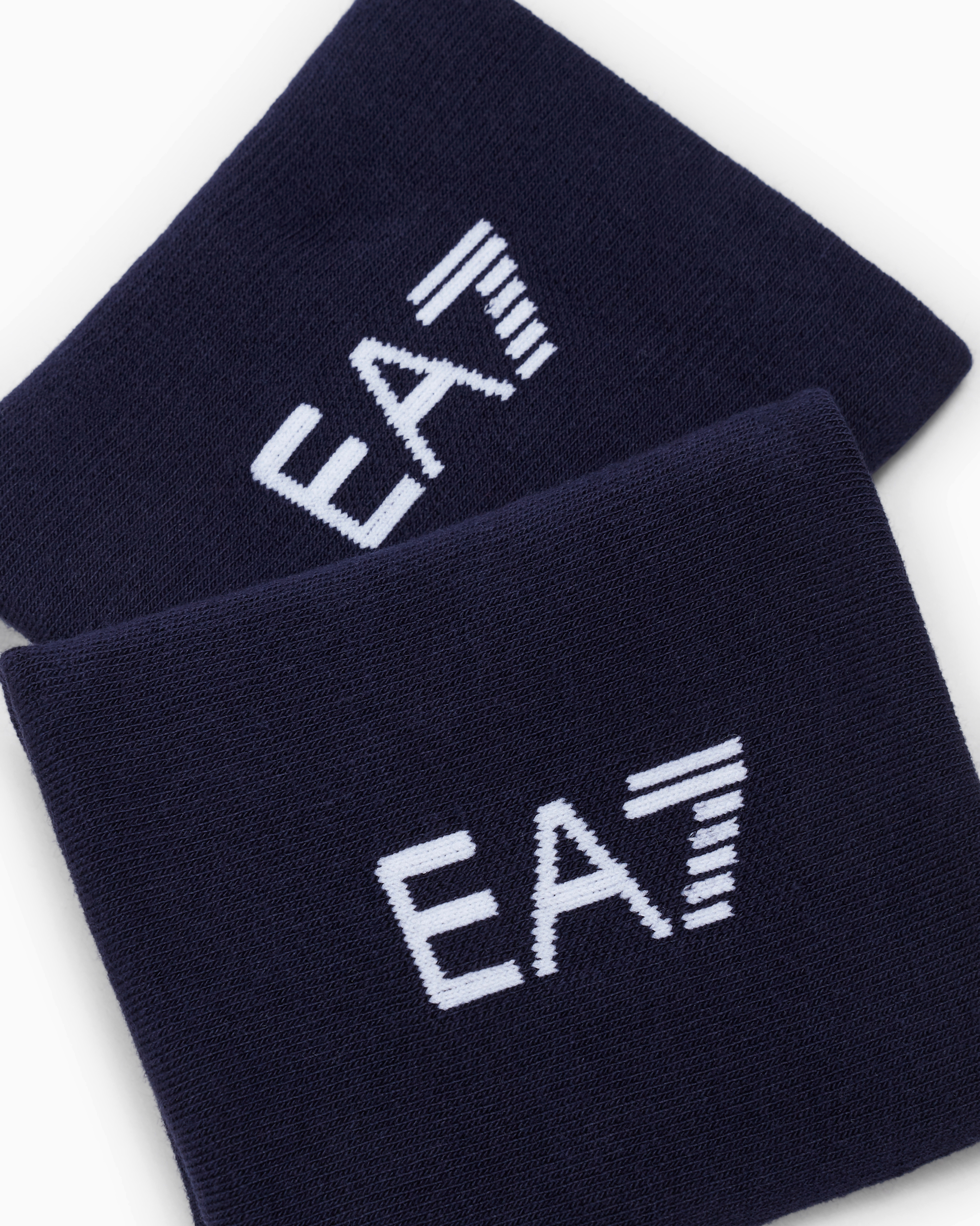 Emporio Armani Tennis Pro Terrycloth Wristbands In Navy Blue