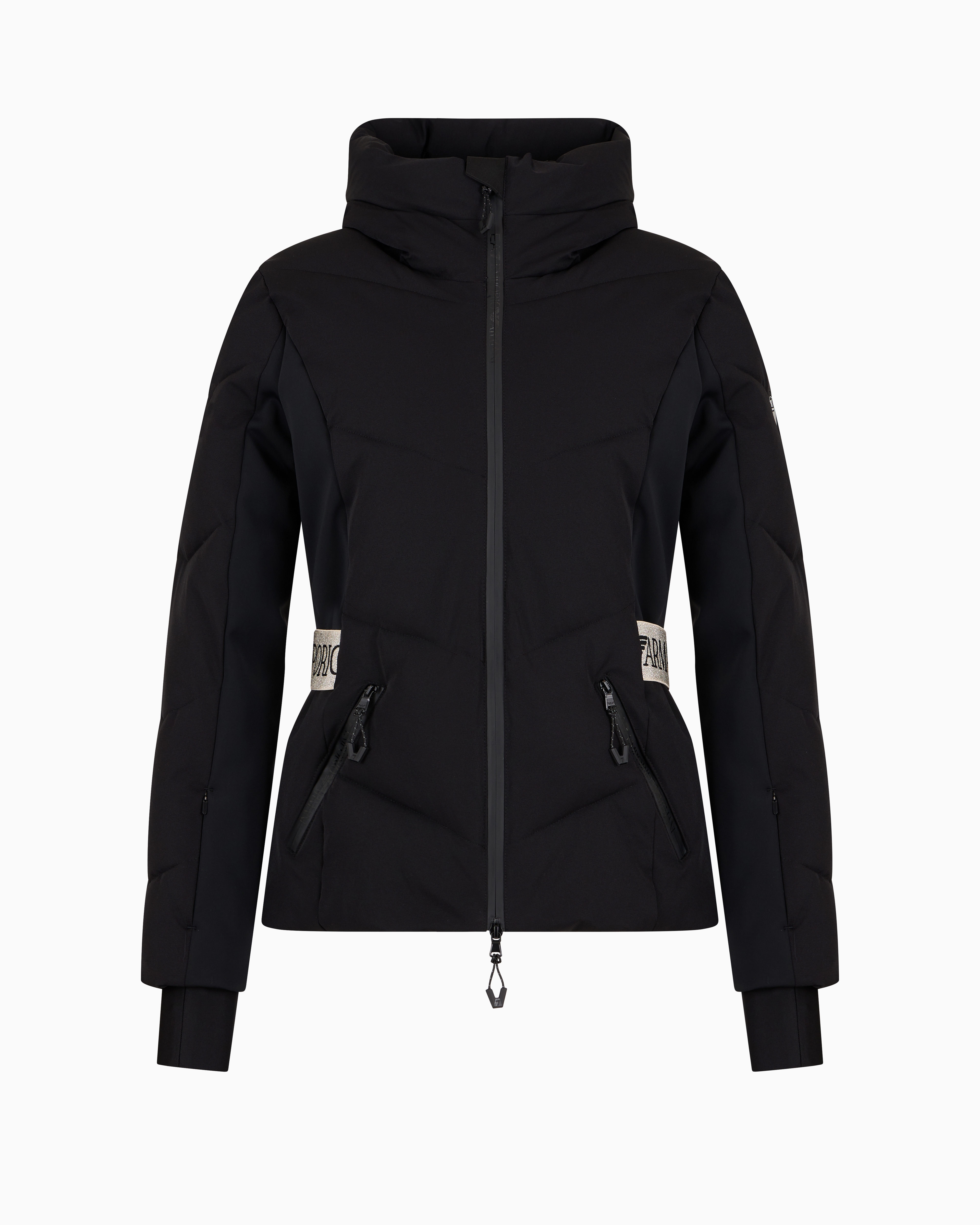 Ea7 Technical Ski Jacket In Protectum7 Fabric In Black