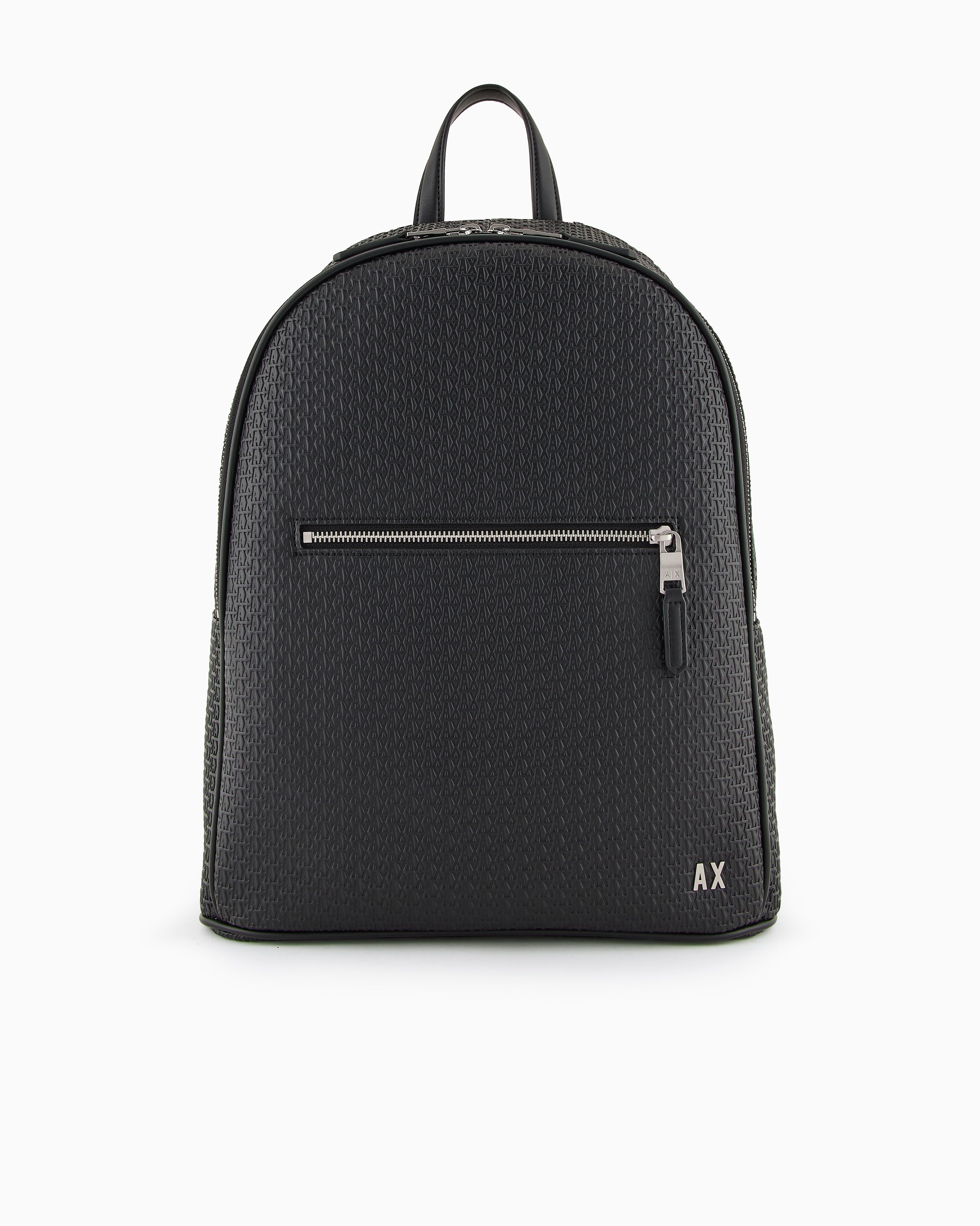 Armani Exchange Black Polyester Backpack