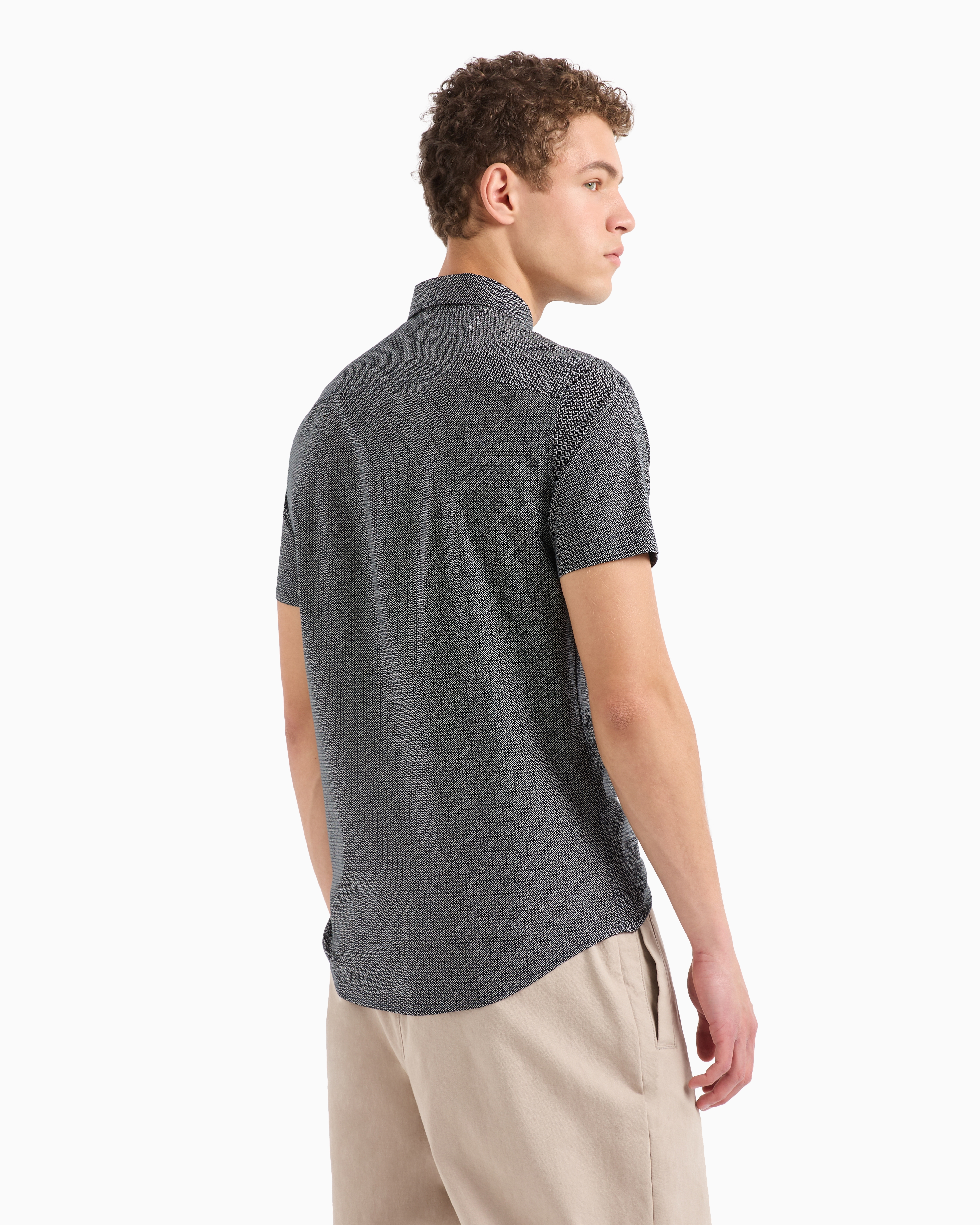 アルマーニ　シャツ　11A148cm Buy Armani Exchange Classic 100% Cotton Black Shirt from