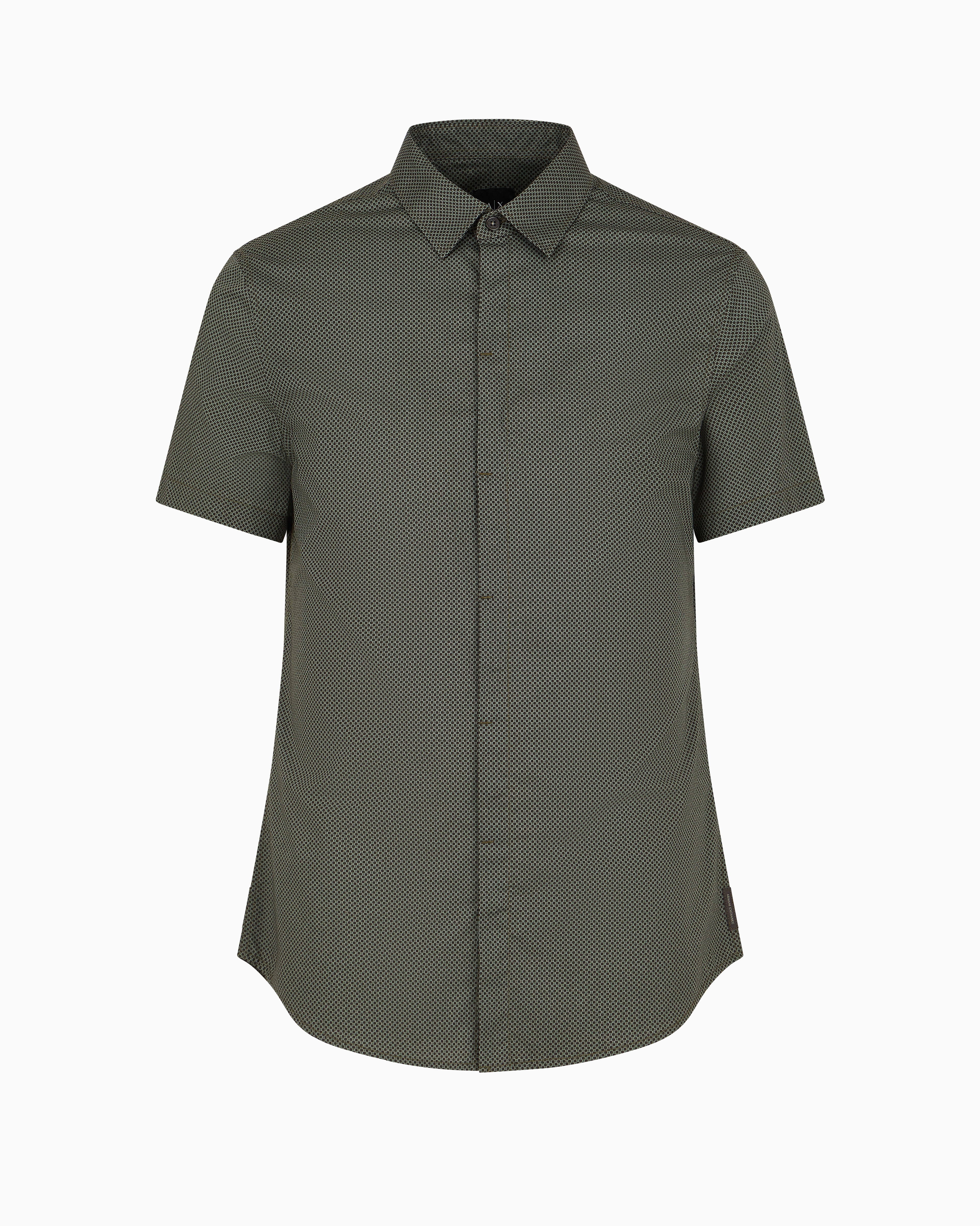 Armani Exchange Official Store Casual Shirts In Gray