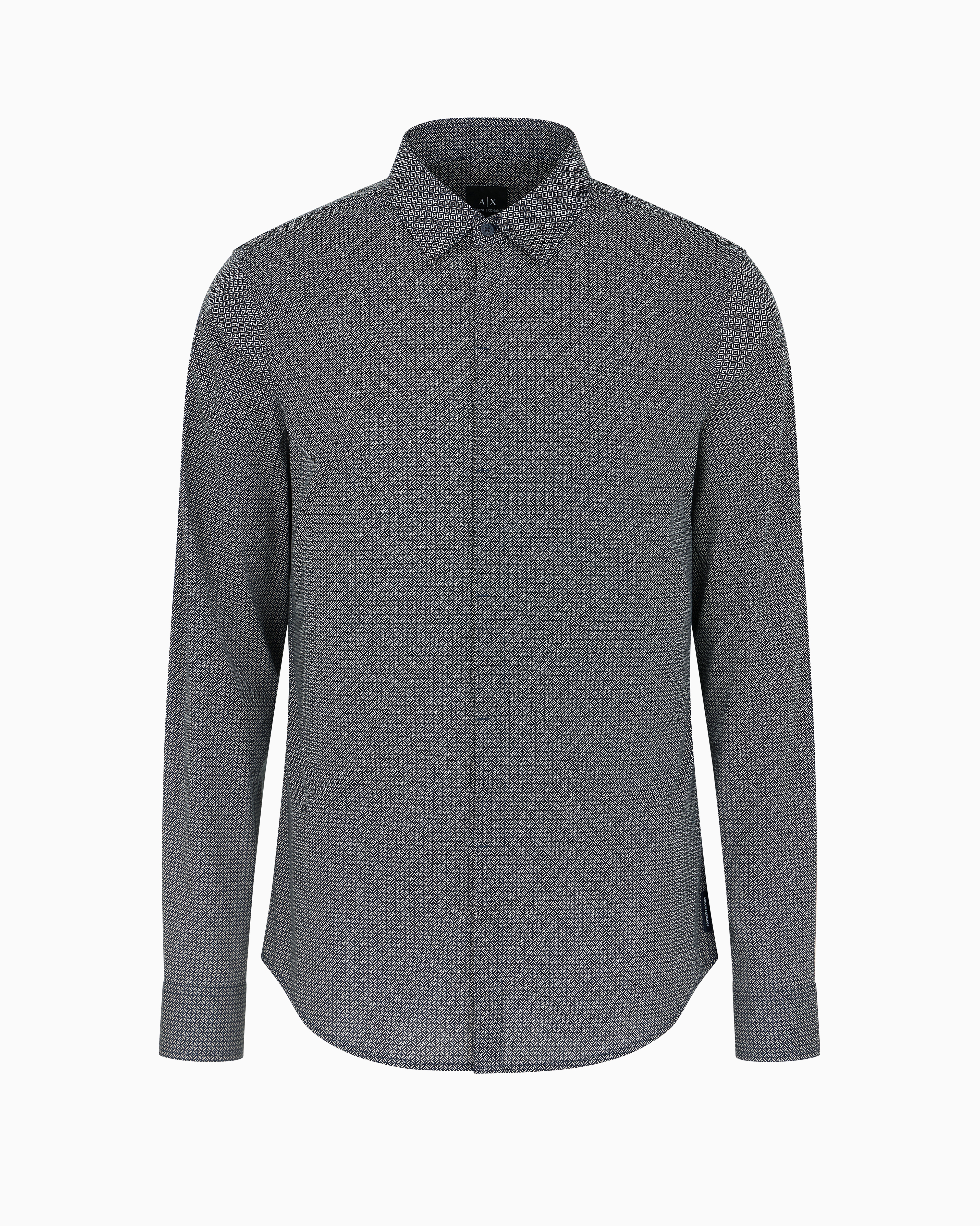 Armani Exchange Official Store Classic Shirts In Pattern