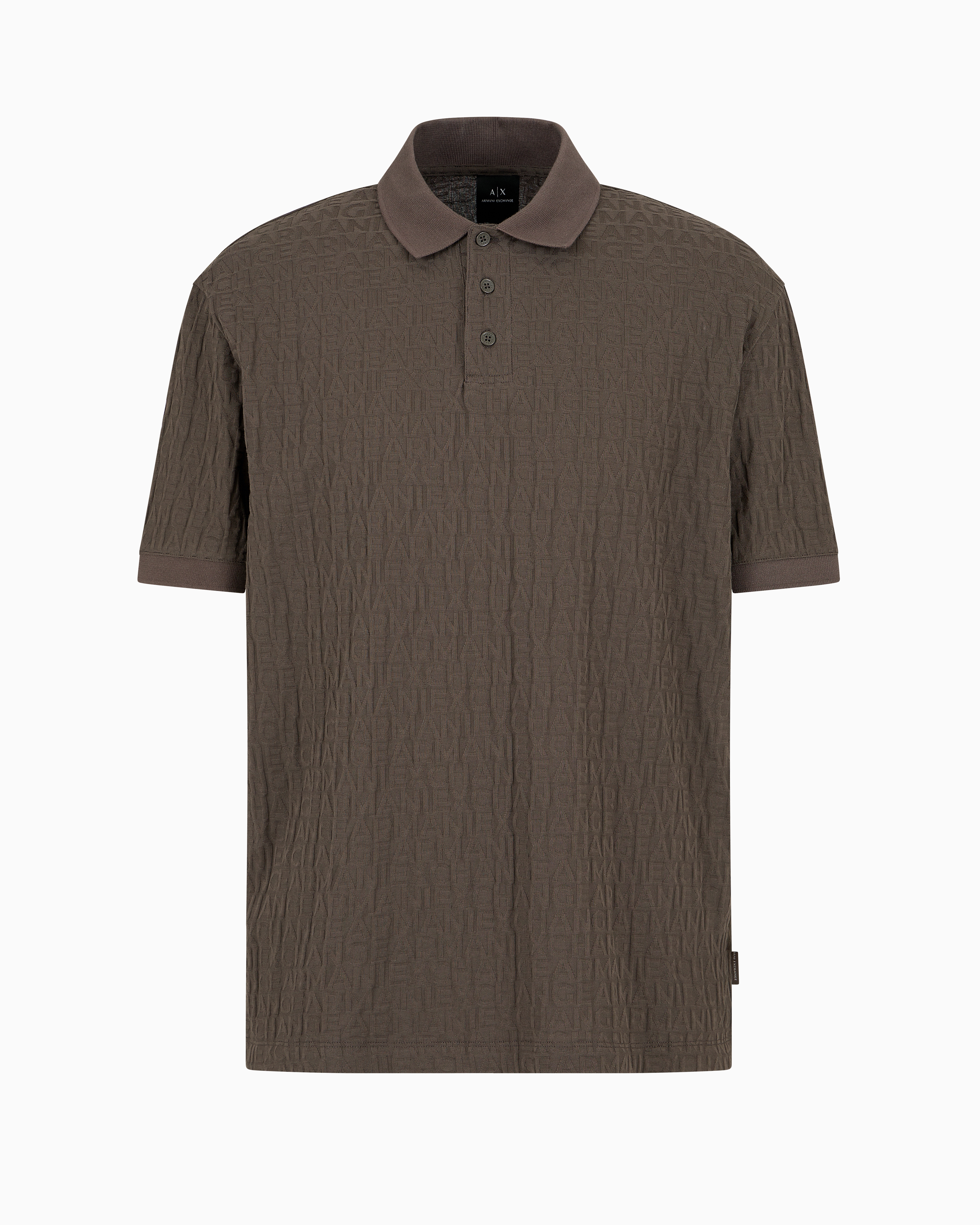 Armani Exchange Official Store Polo Shirts In Verde Militare