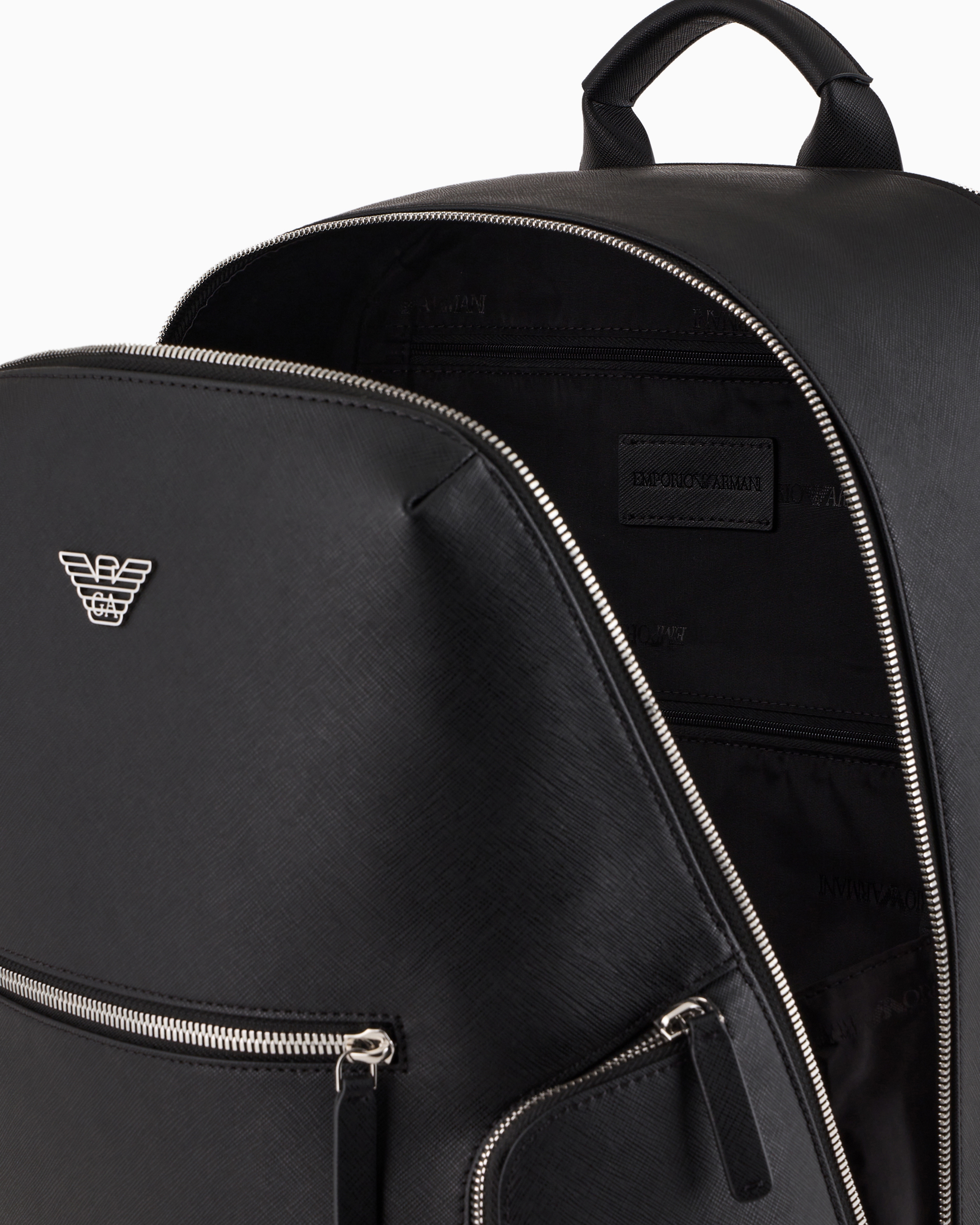 Emporio Armani Official Store Backpacks In Black