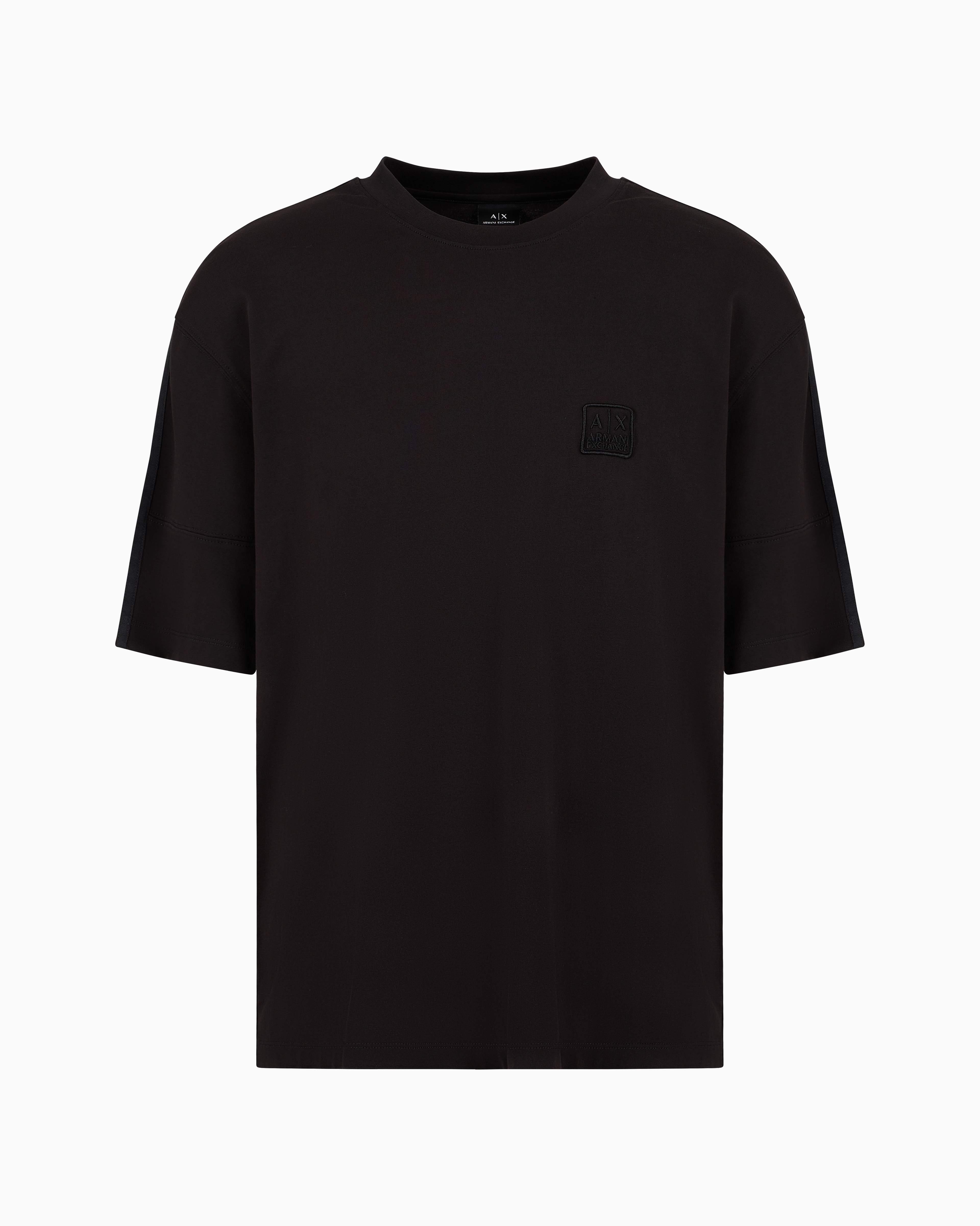 Armani Exchange Official Store Relaxed Fit T-shirts In Black