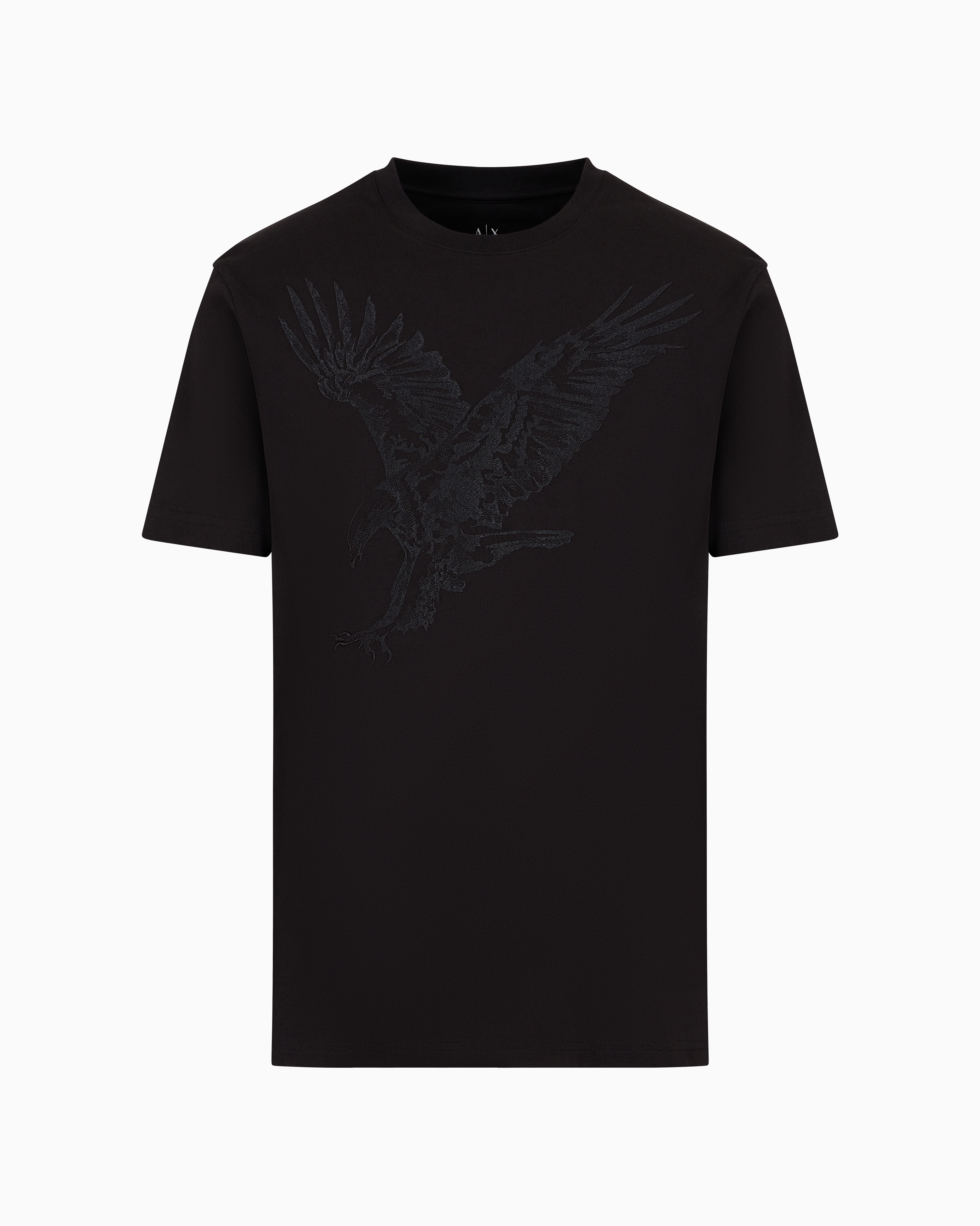 Armani Exchange Official Store Regular Fit T-shirts In Black