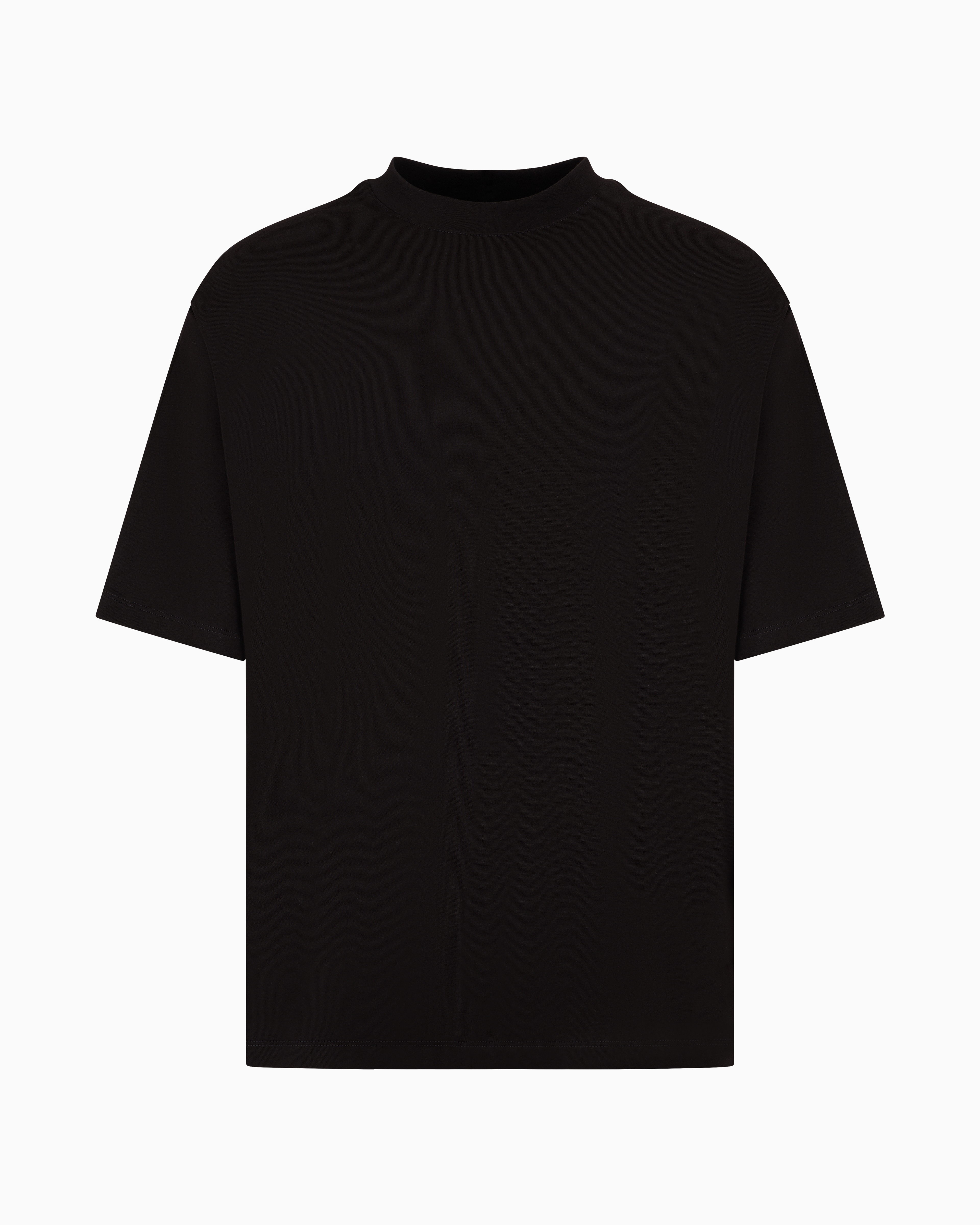 Armani Exchange Official Store Relaxed Fit T-shirts In Black