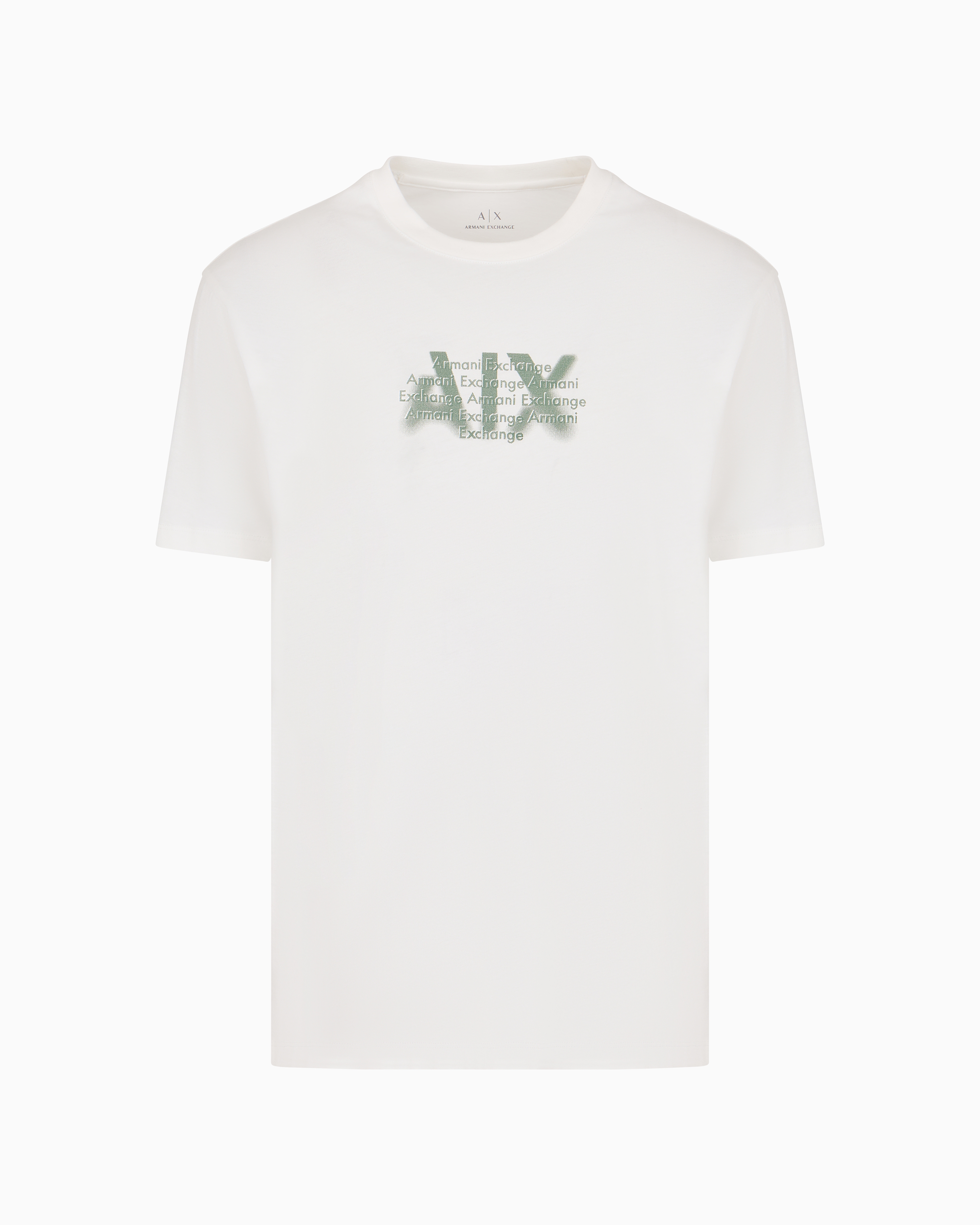 Armani Exchange Official Store Regular Fit T-shirts In White