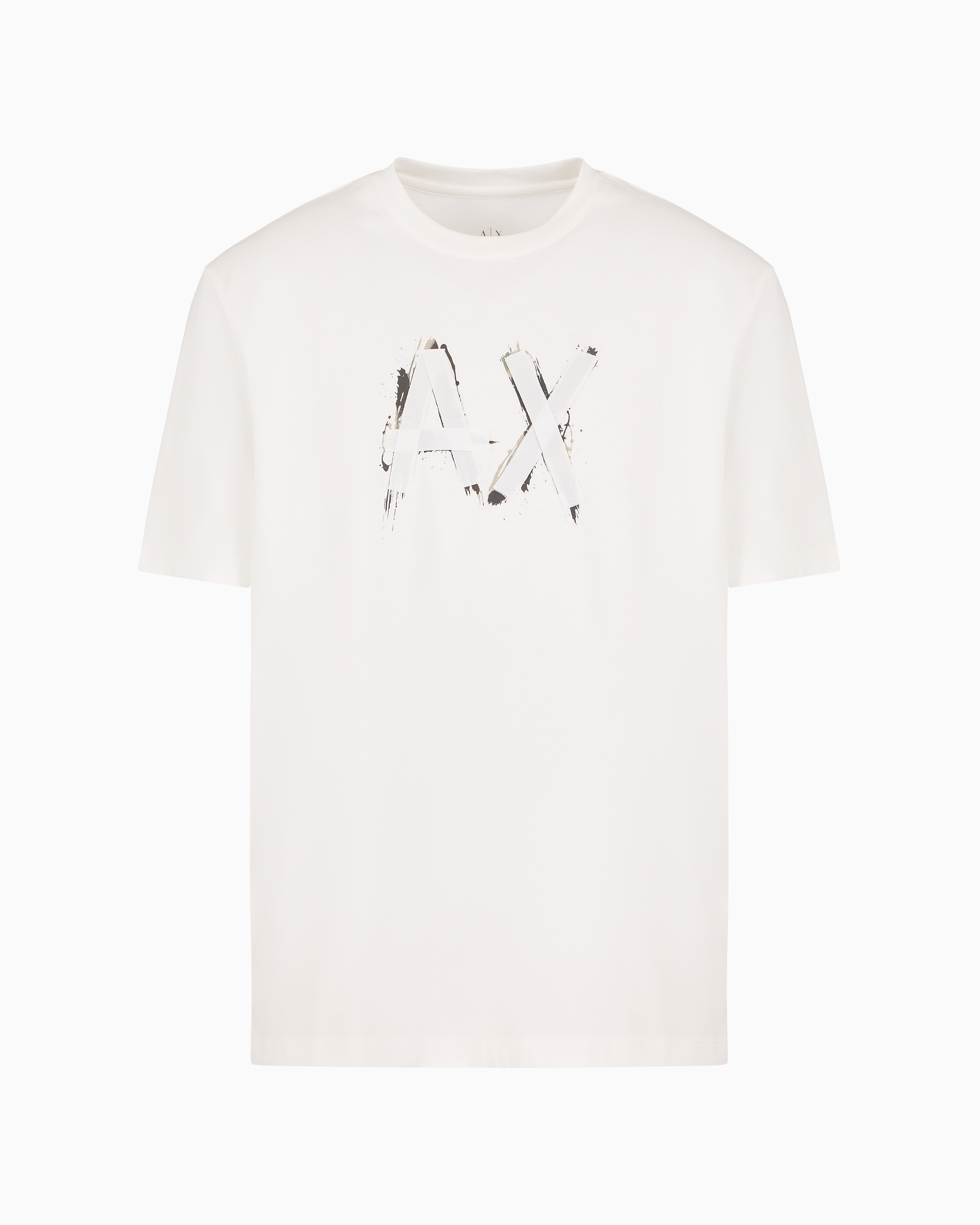 Armani Exchange Official Store Regular Fit T-shirts In White