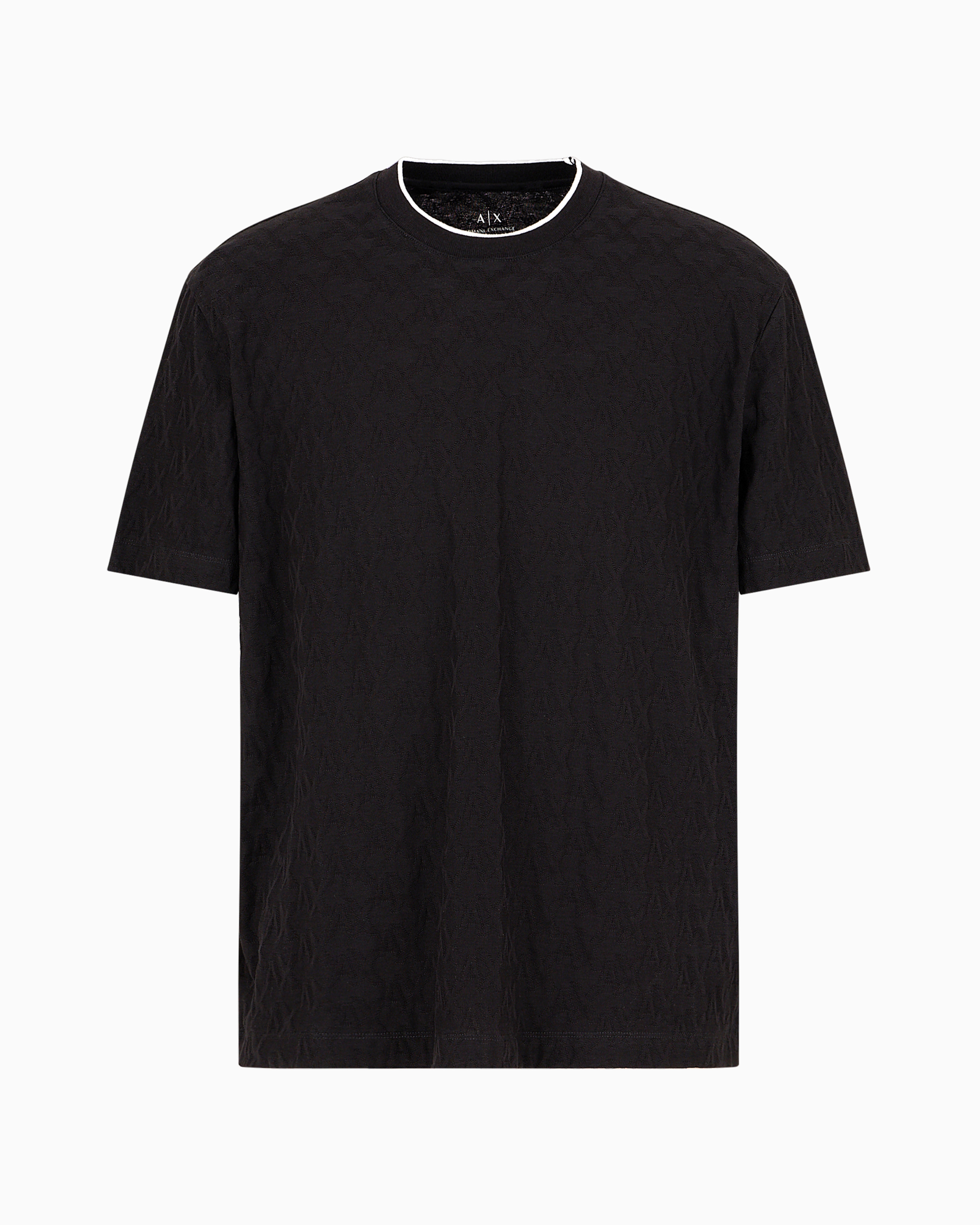 Armani Exchange Official Store Regular Fit T-shirts In Black