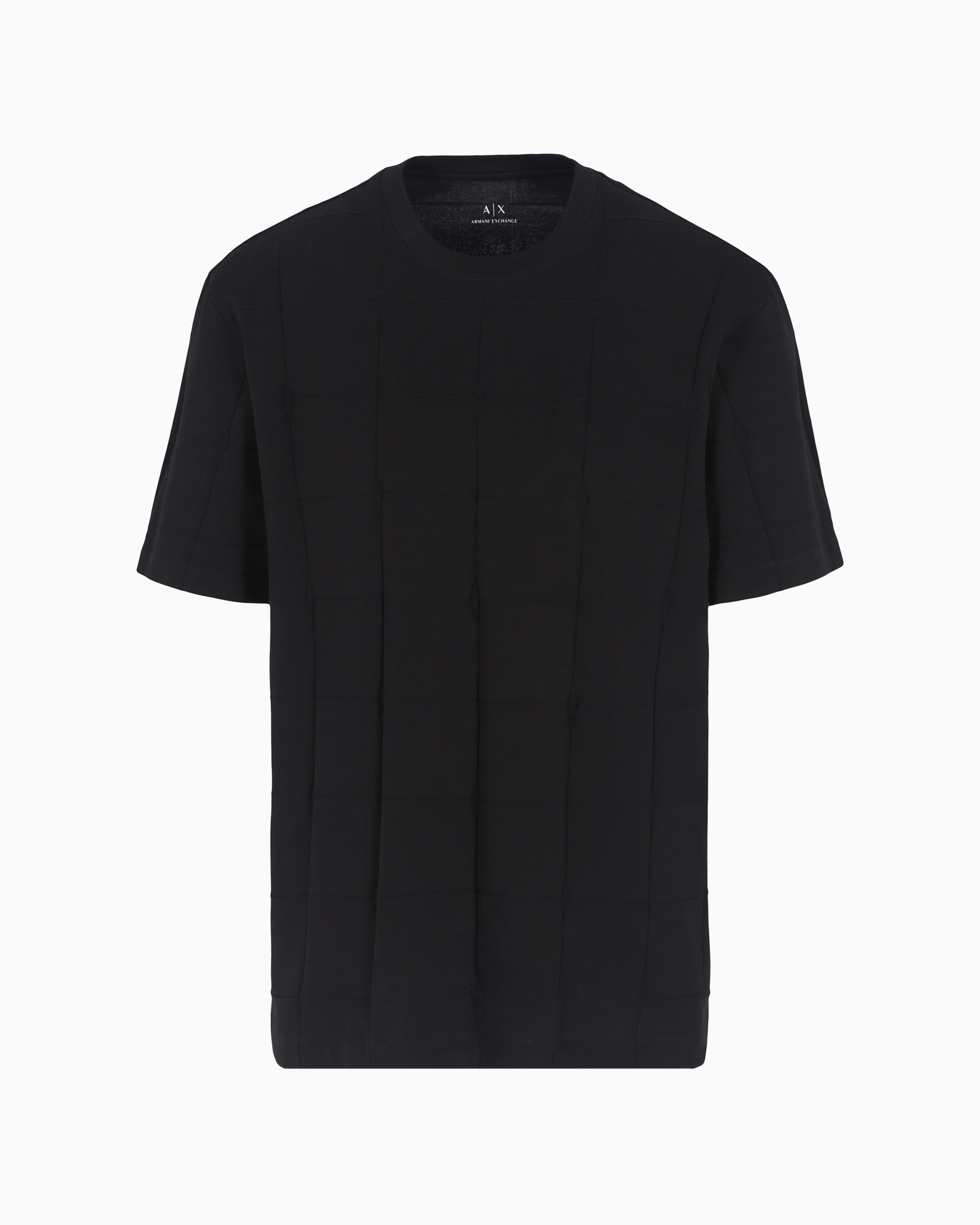 Armani Exchange Official Store Regular Fit T-shirts In Black