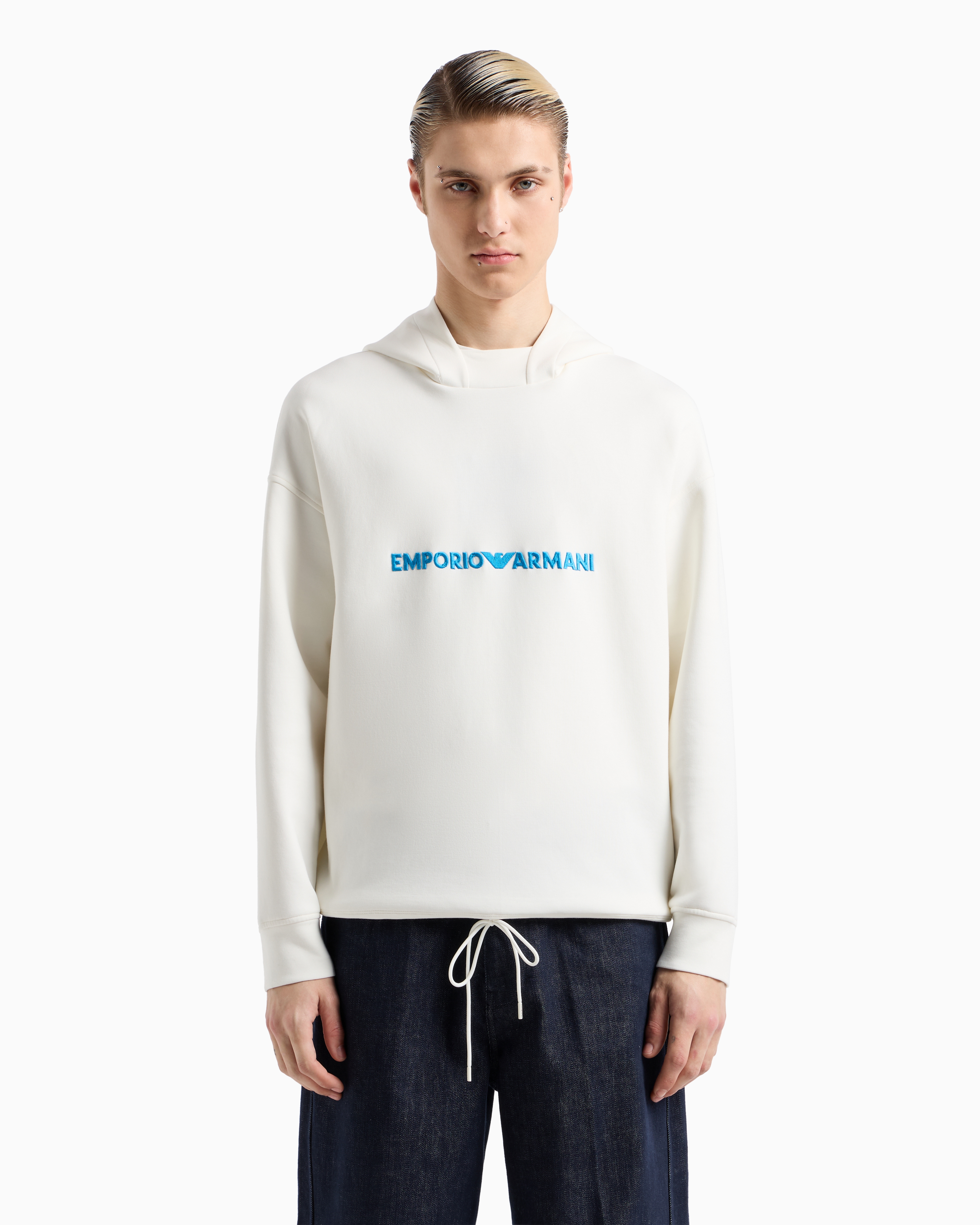 EMPORIO ARMANI 高級ライン 立体柄 ジャケット ジップ 半袖 EMPORIO ARMANI 高級ライン 立体柄 ジャケット ジップ 半袖