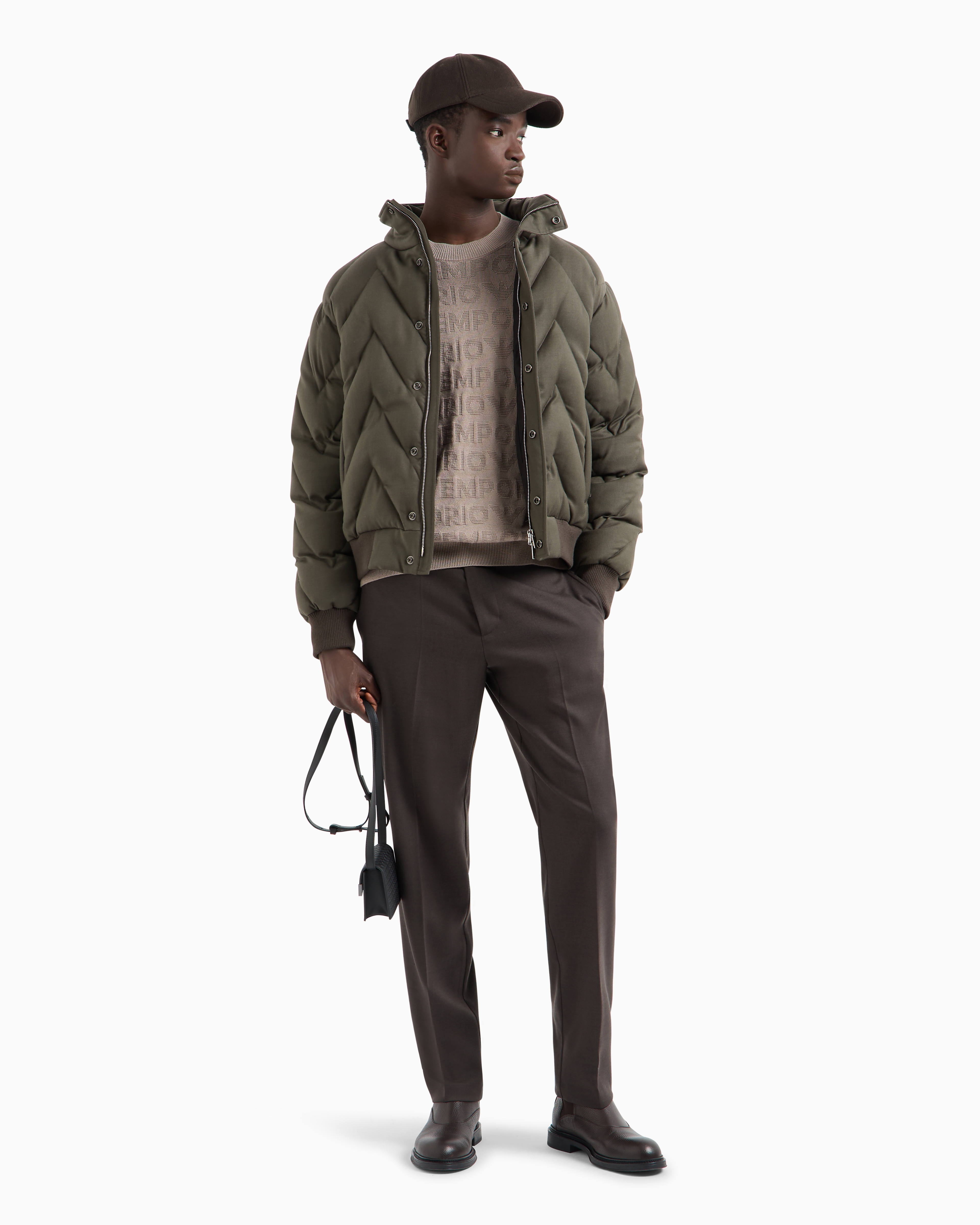 Emporio Armani Official Store Sweaters In Beige