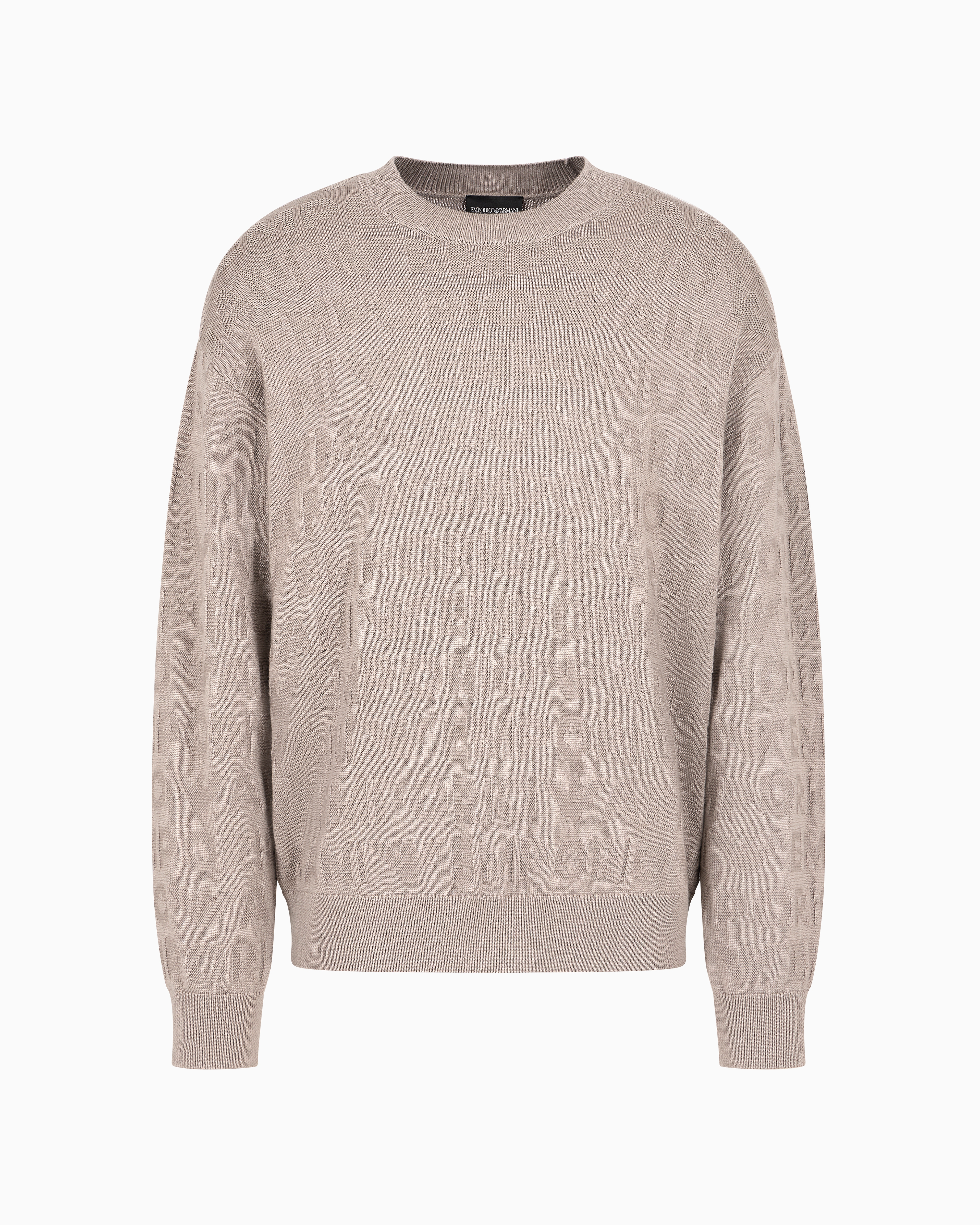 Emporio Armani Official Store Sweaters In Beige