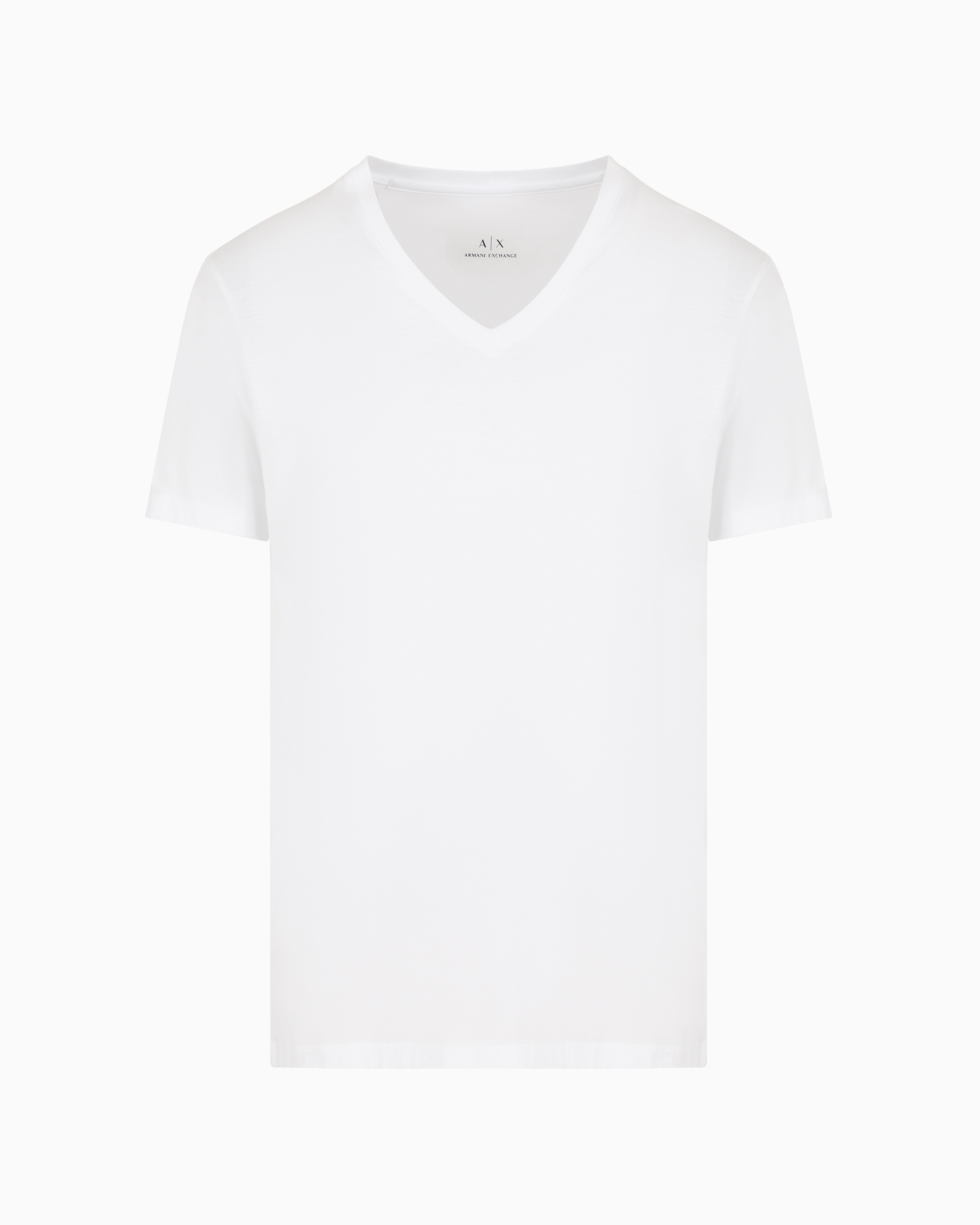 Armani Exchange Regular Fit T-shirt In Pima Cotton Jersey In White