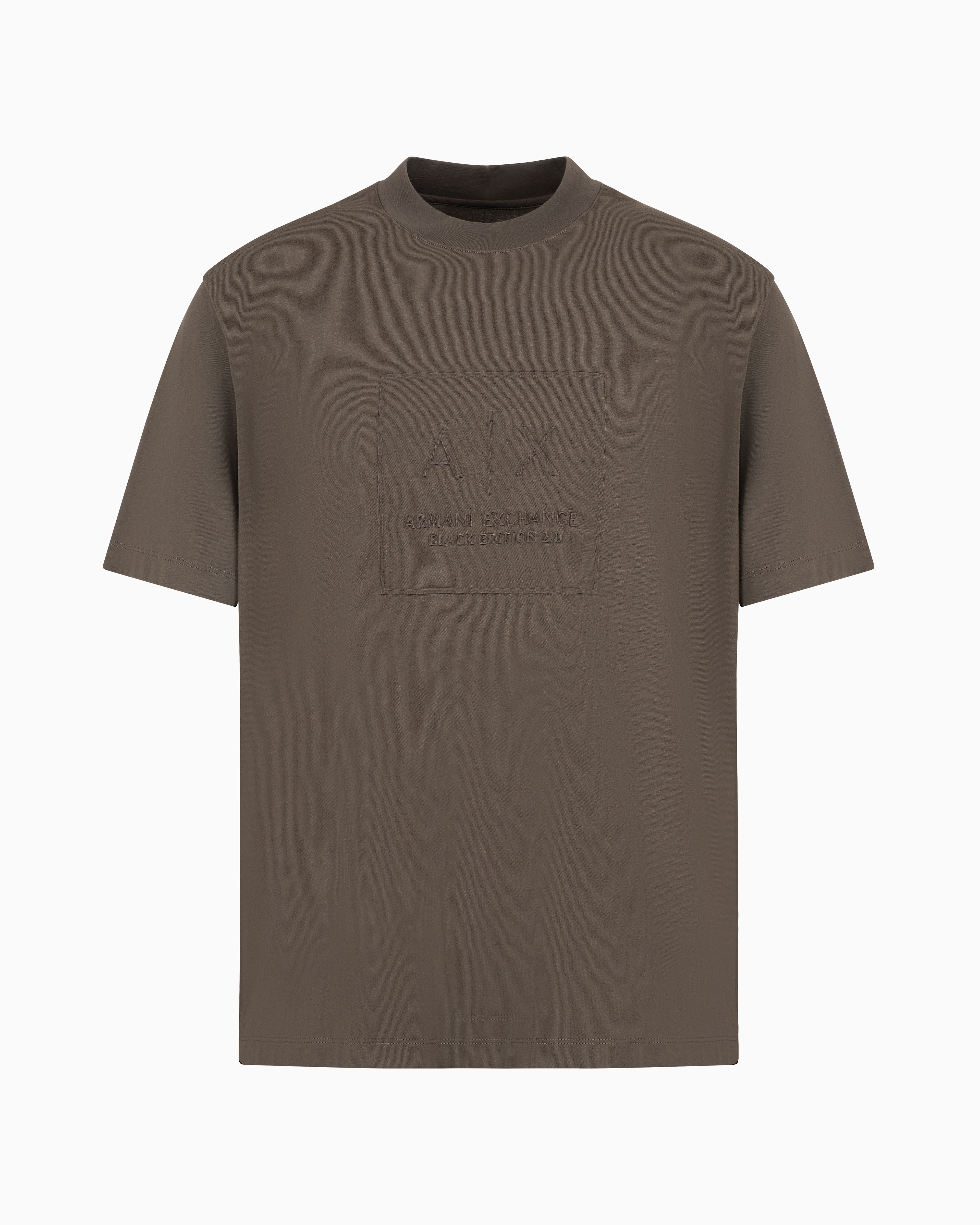 Armani Exchange Official Store Regular Fit T-shirts In Verde Militare