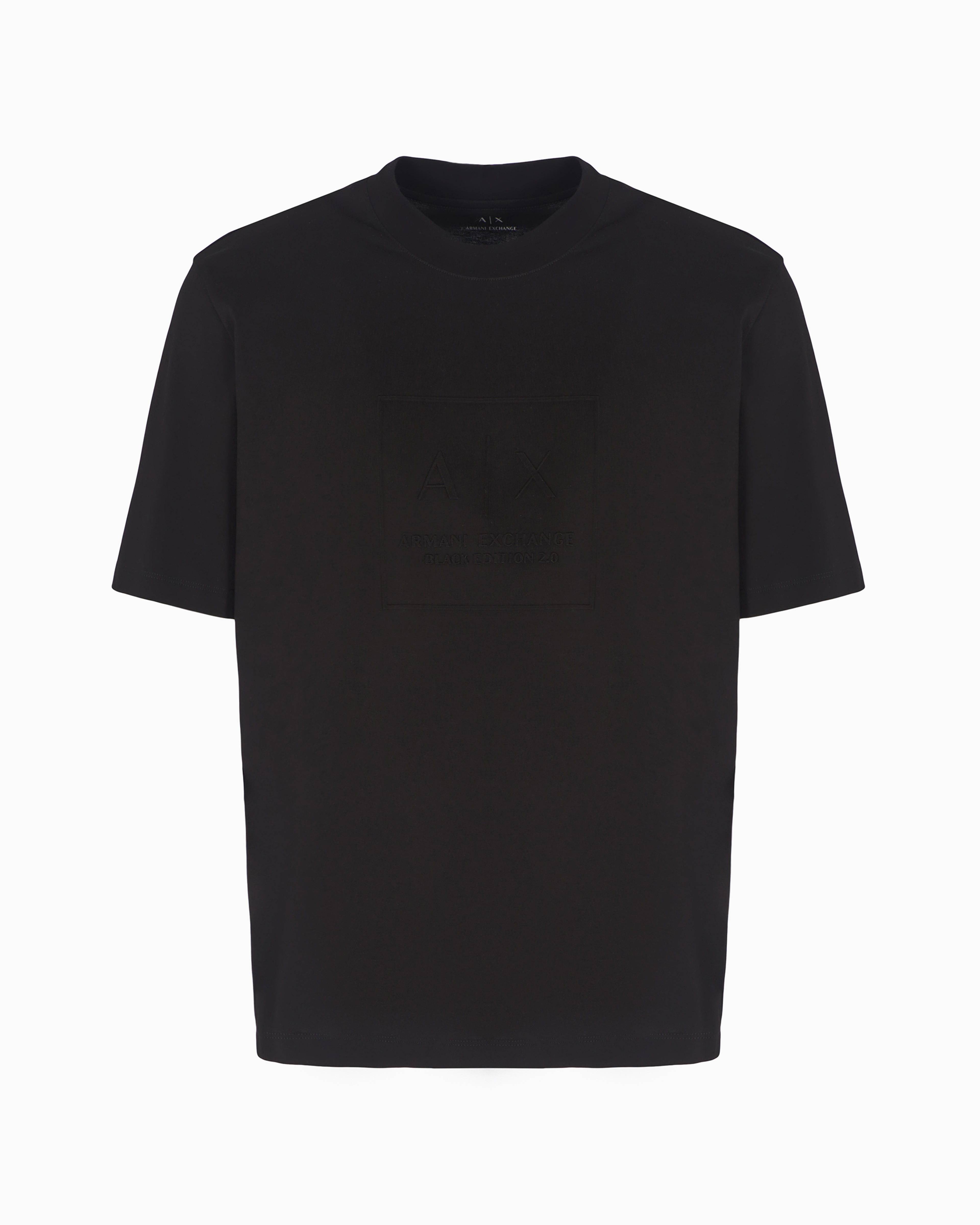 Armani Exchange Official Store Regular Fit T-shirts In Black