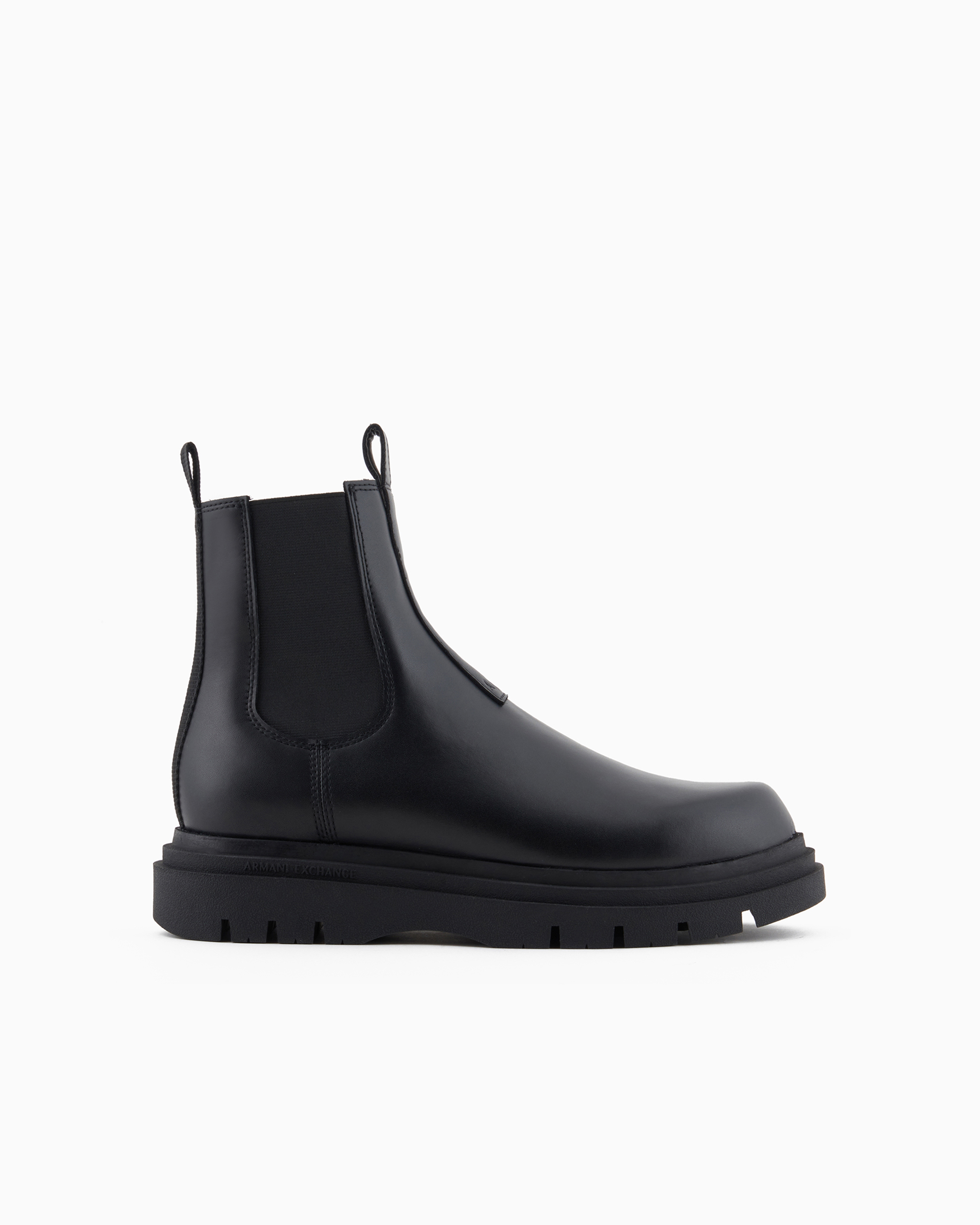 Armani Exchange Official Store Boots In Black