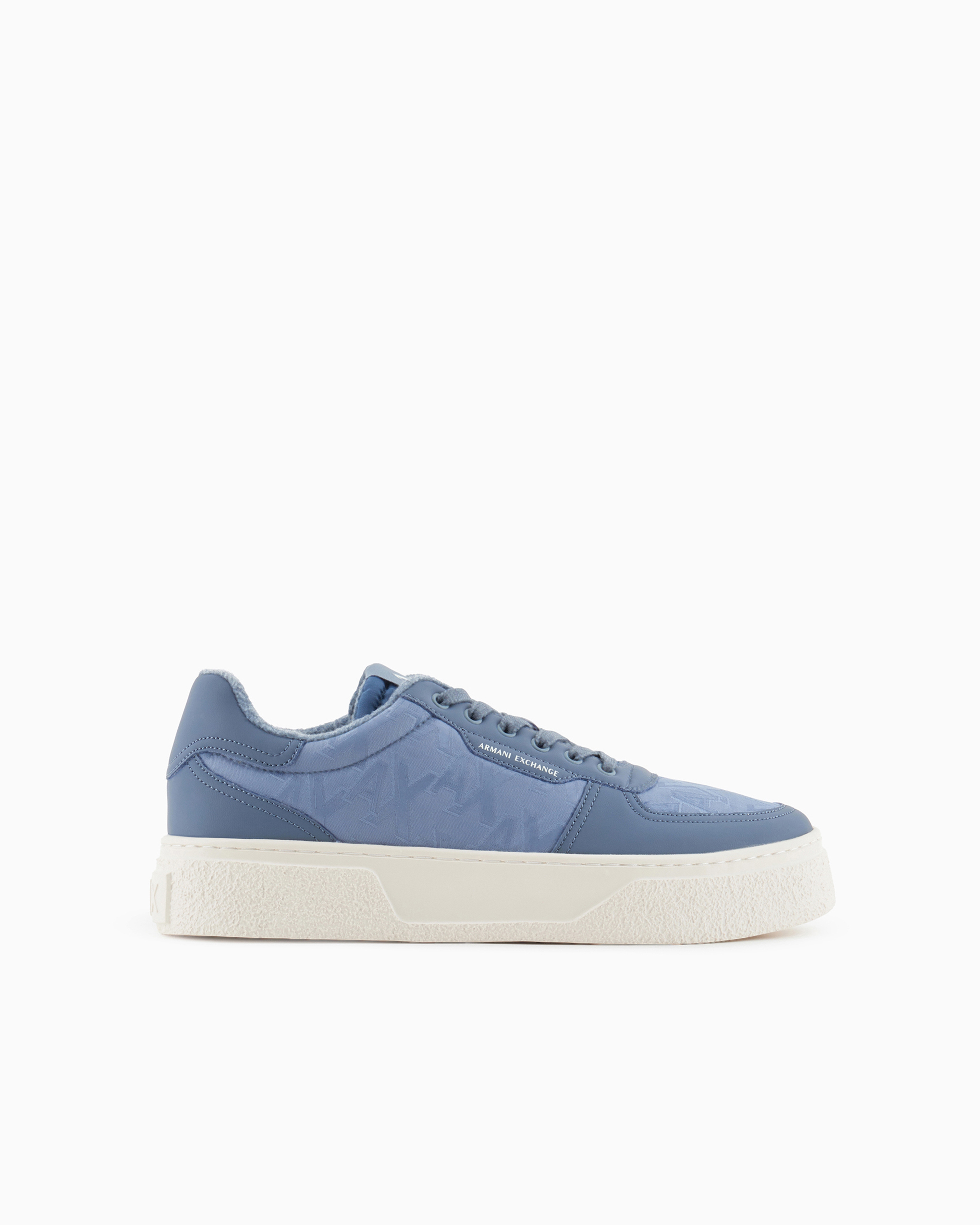 Armani Exchange Official Store Sneakers In Azure