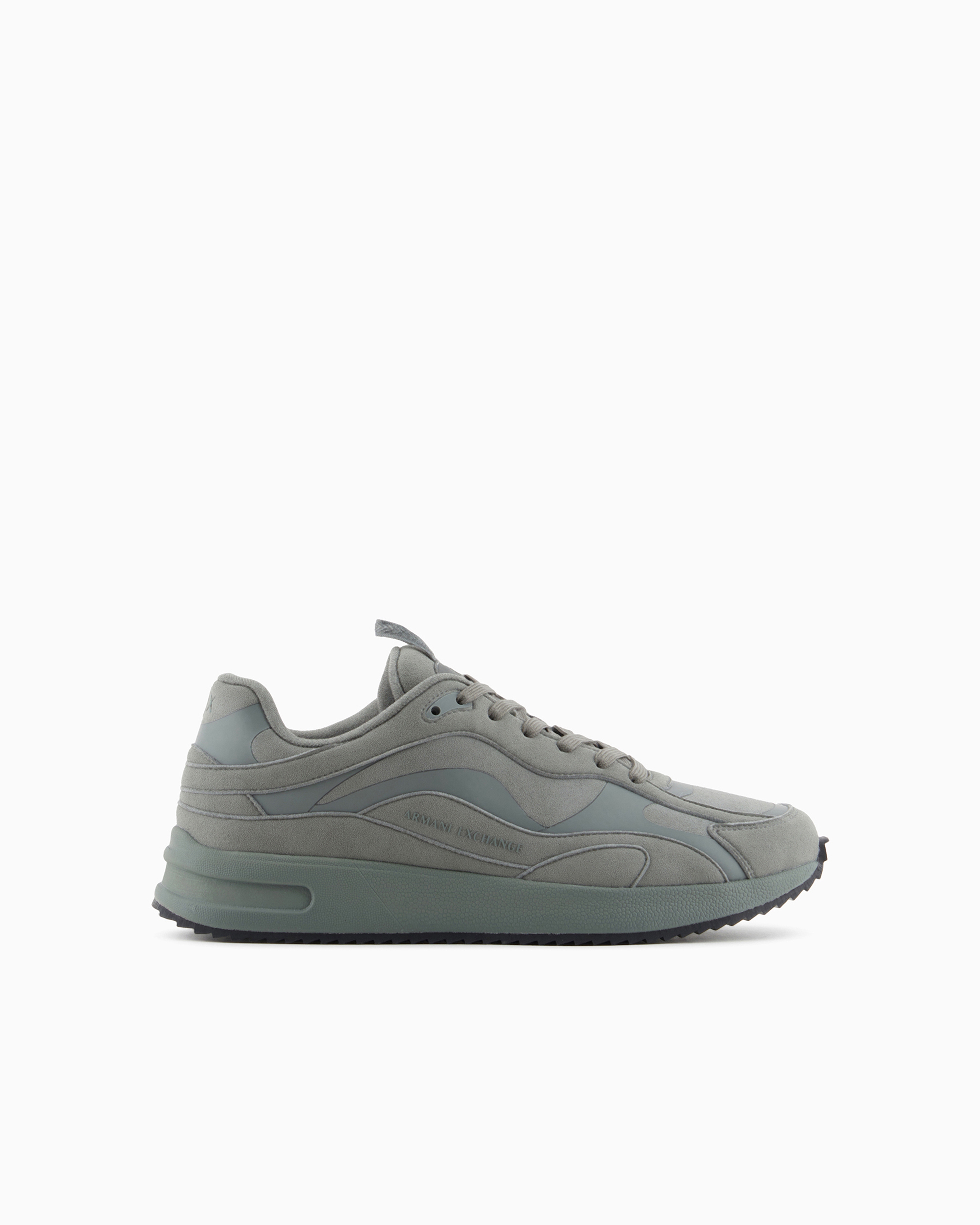 Armani Exchange Official Store Sneakers In Light Green