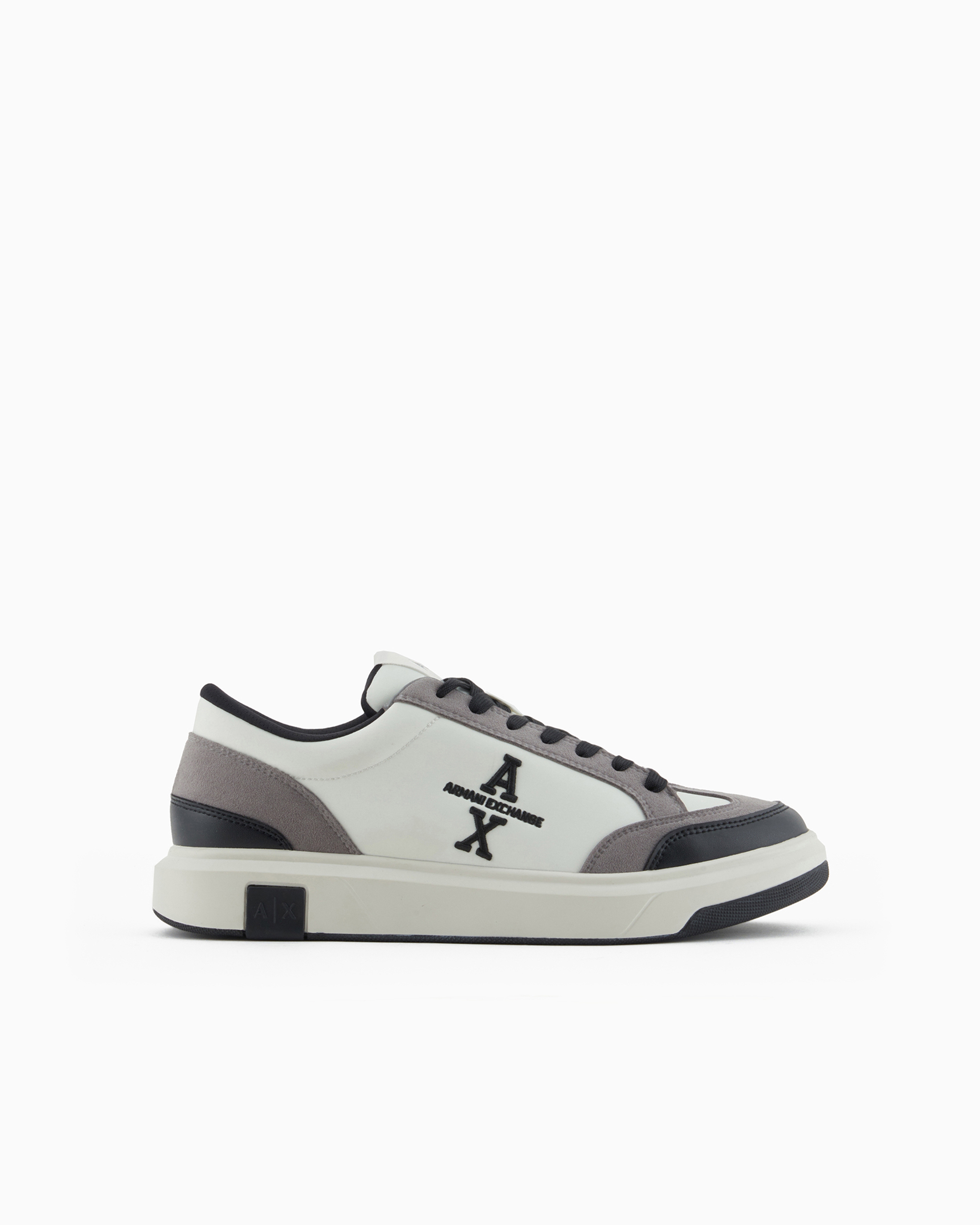 Armani Exchange Official Store Sneakers In Dove Grey