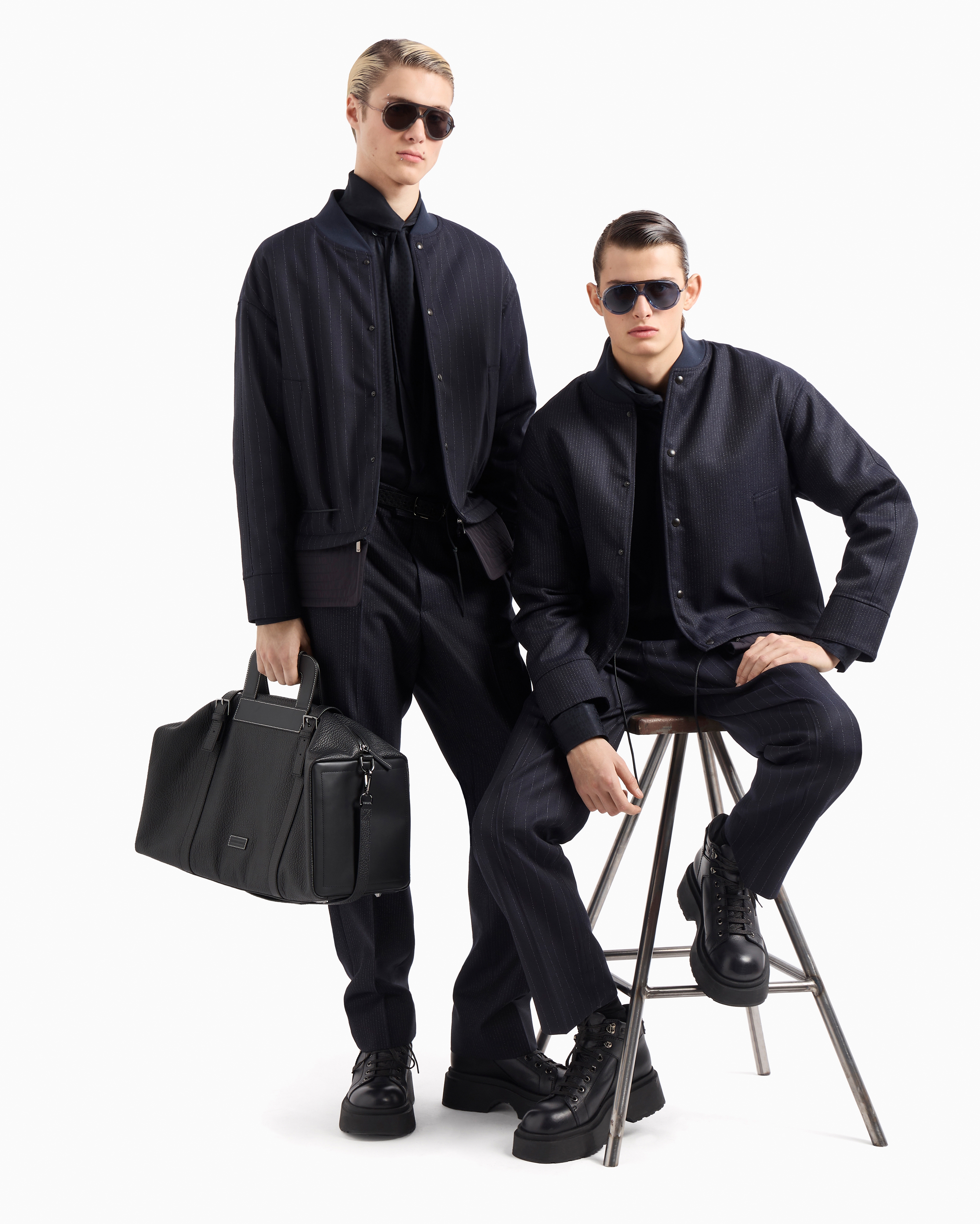 EMPORIO ARMANI ジレ ネイビー EMPORIO ARMANI(エンポリオアルマーニ) ベスト・ジレ(メンズ