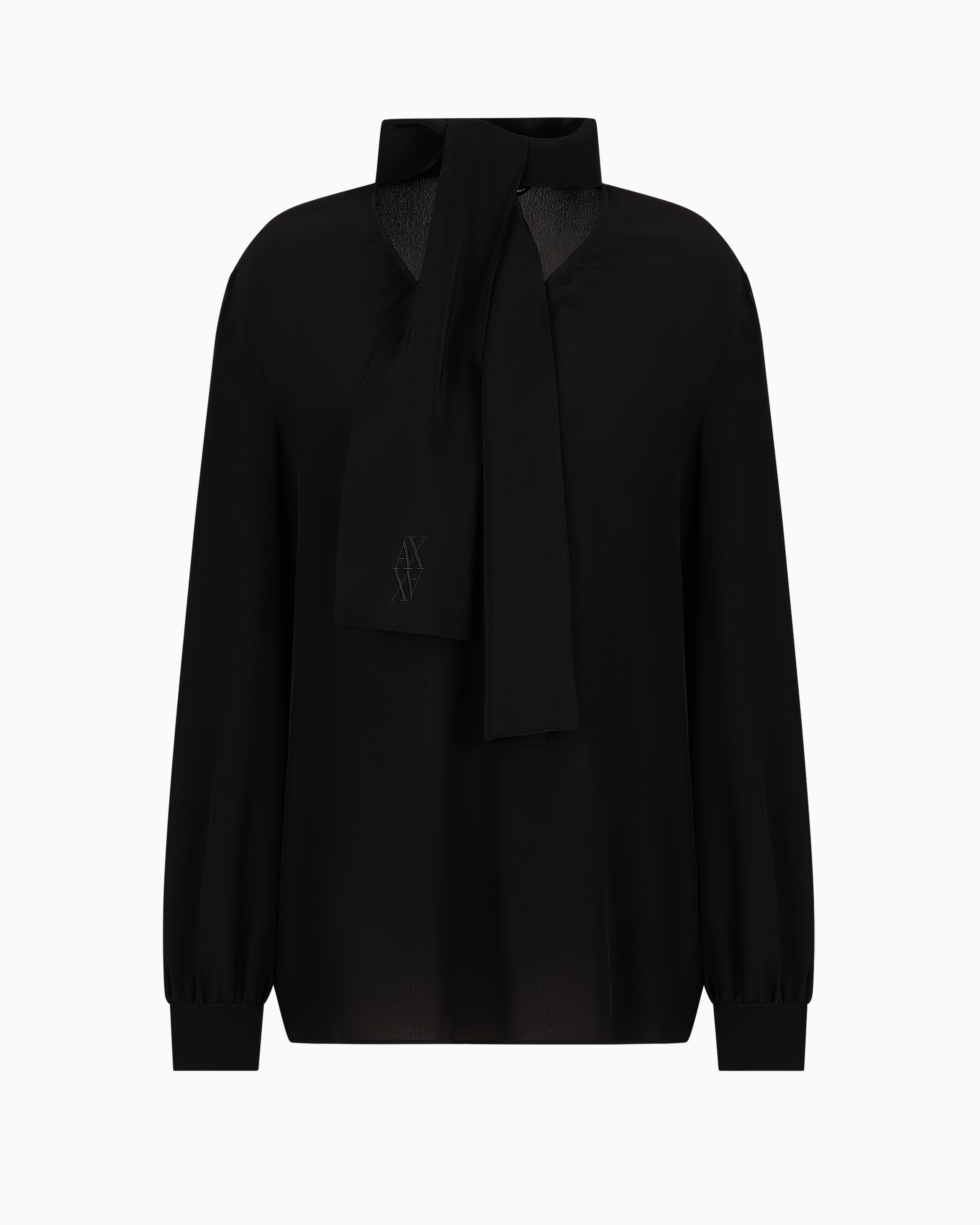 Armani Exchange Official Store Blouses In Black