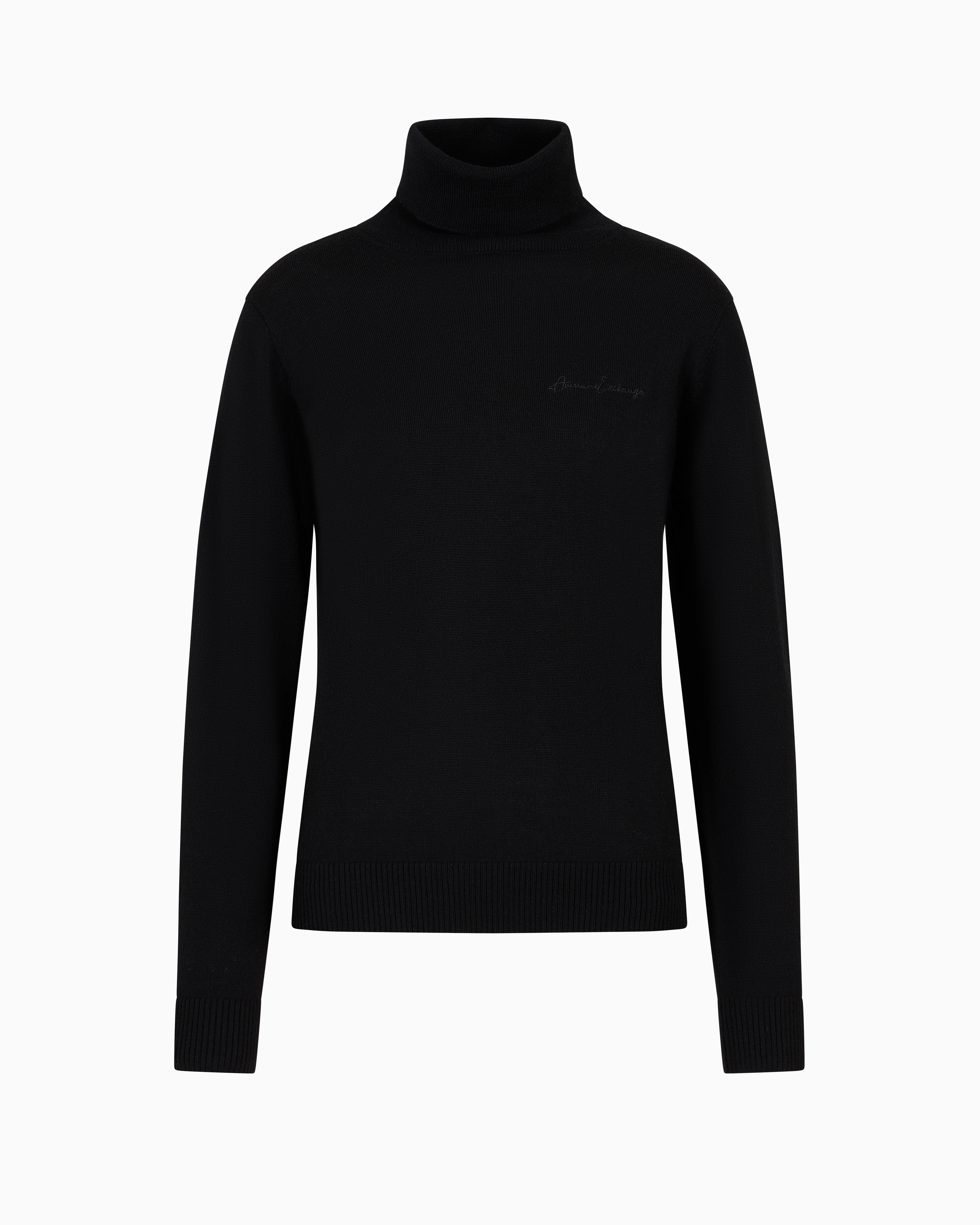 Armani Exchange Official Store Turtlenecks In Black