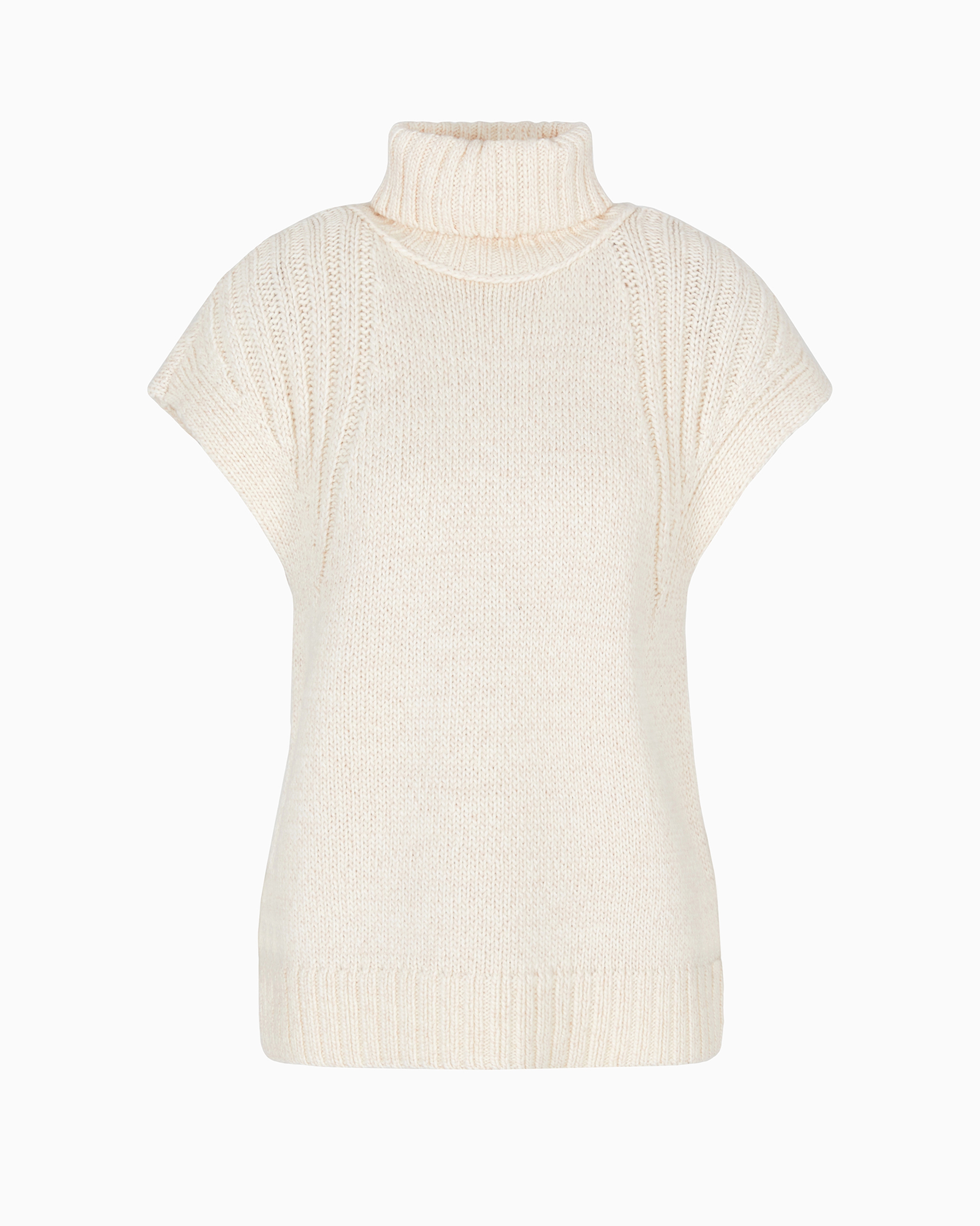 Armani Exchange Official Store Knitted Tops In White