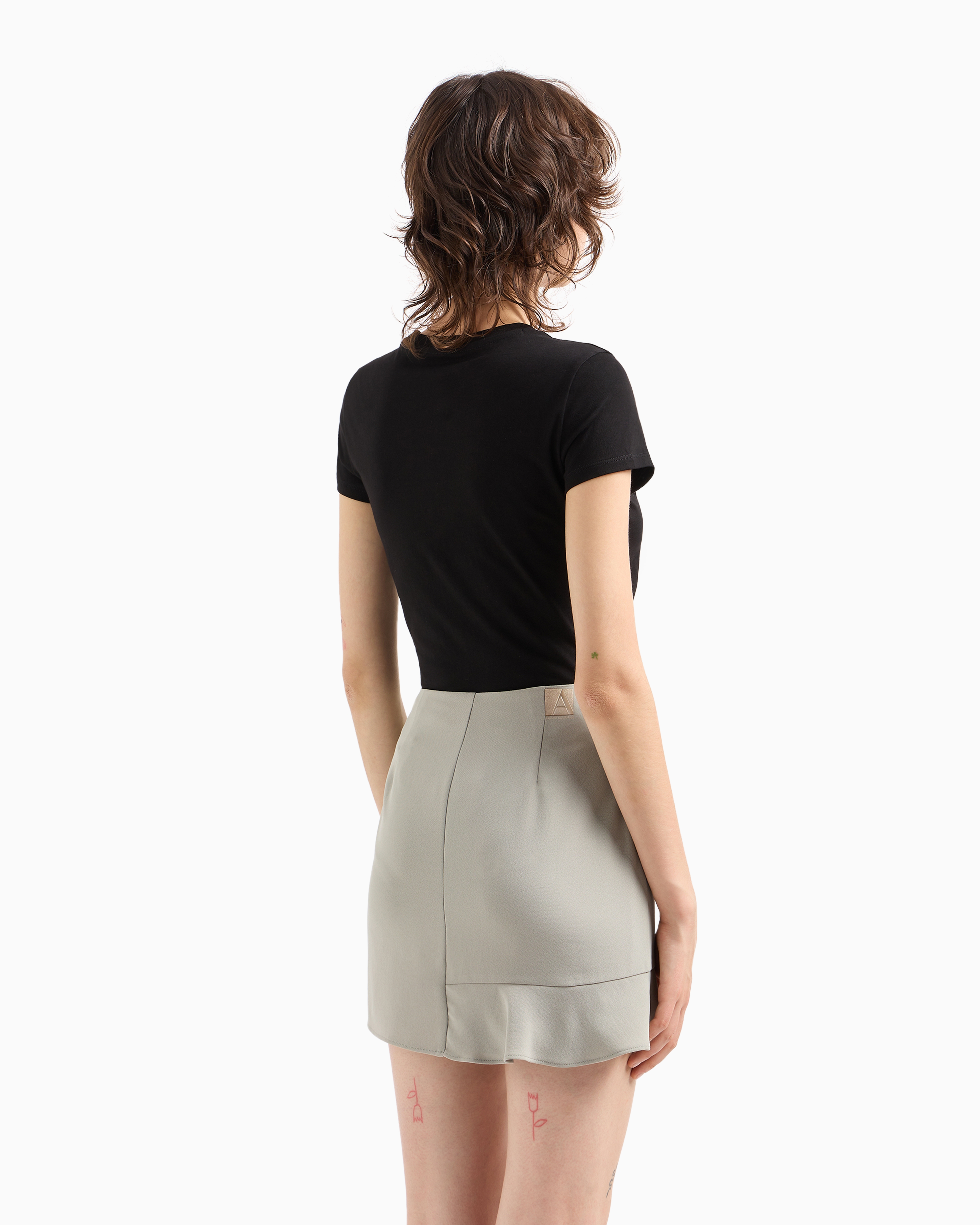 スカート ARMANI EXCHANGE Woman Skirt Beige 3RYN20YN3LZ 2970 Armani Exchange Skirt Woman Beige - Skirts