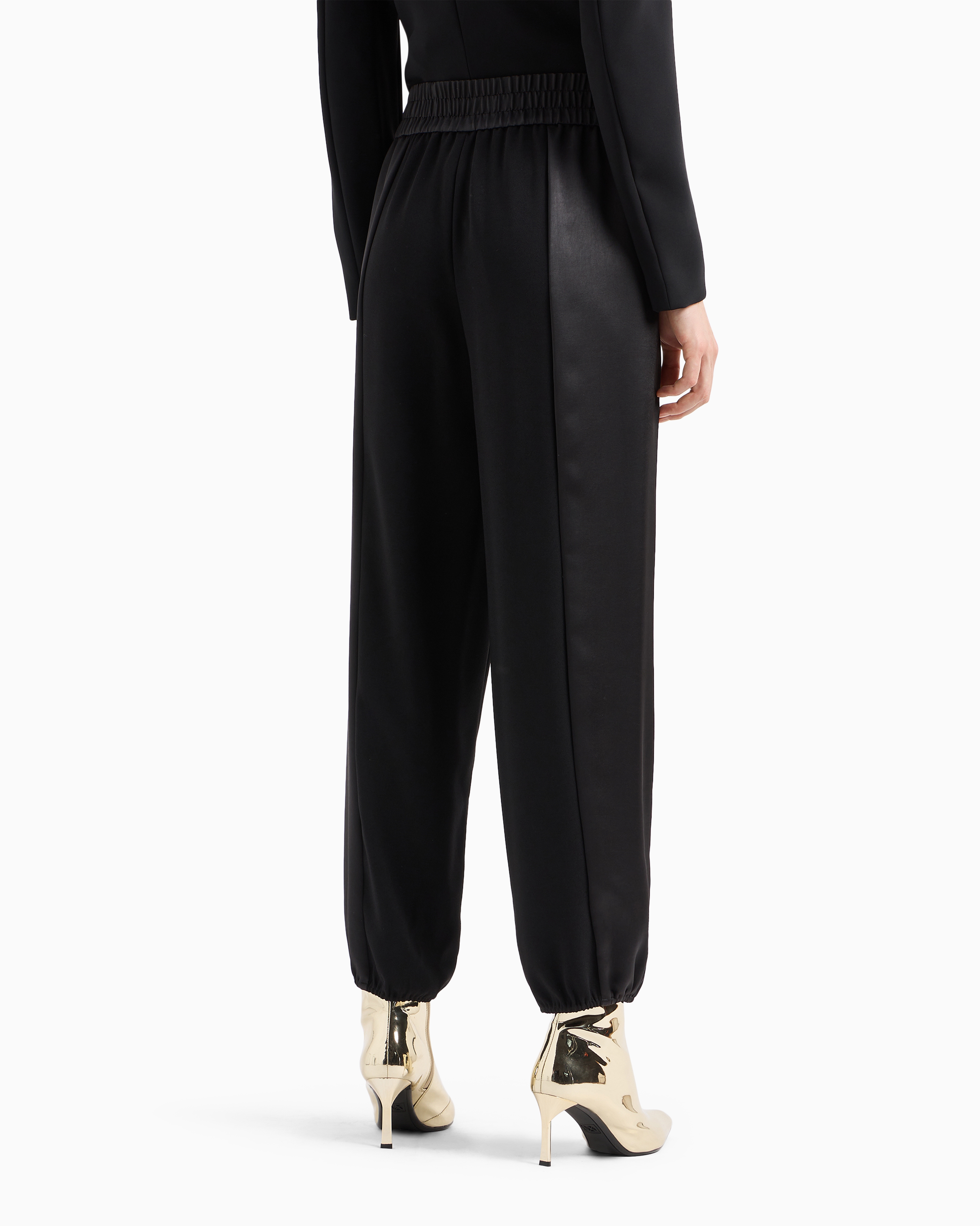 Jodhpur trousers with satin inserts