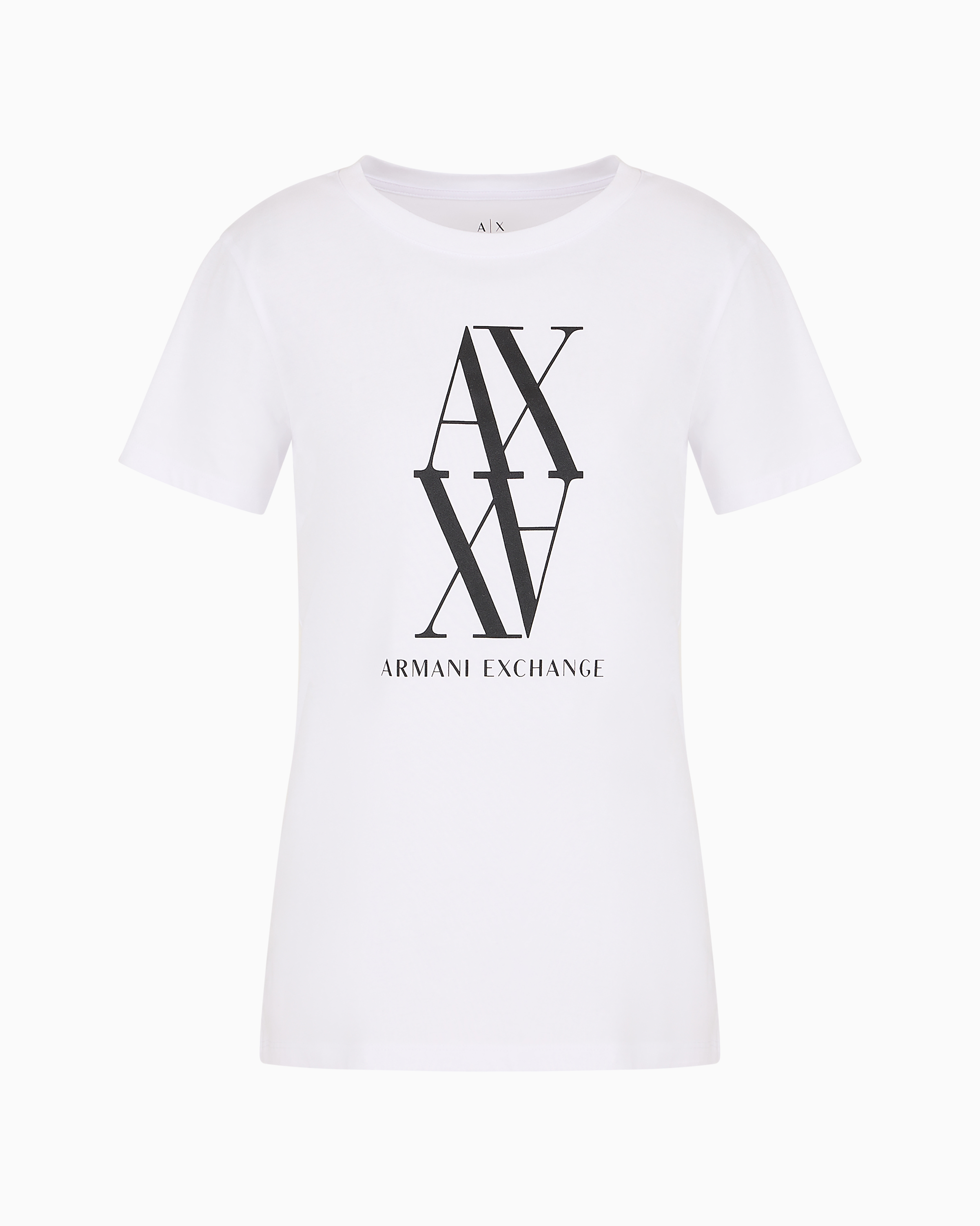 Armani Exchange Official Store Regular Fit T-shirts In White