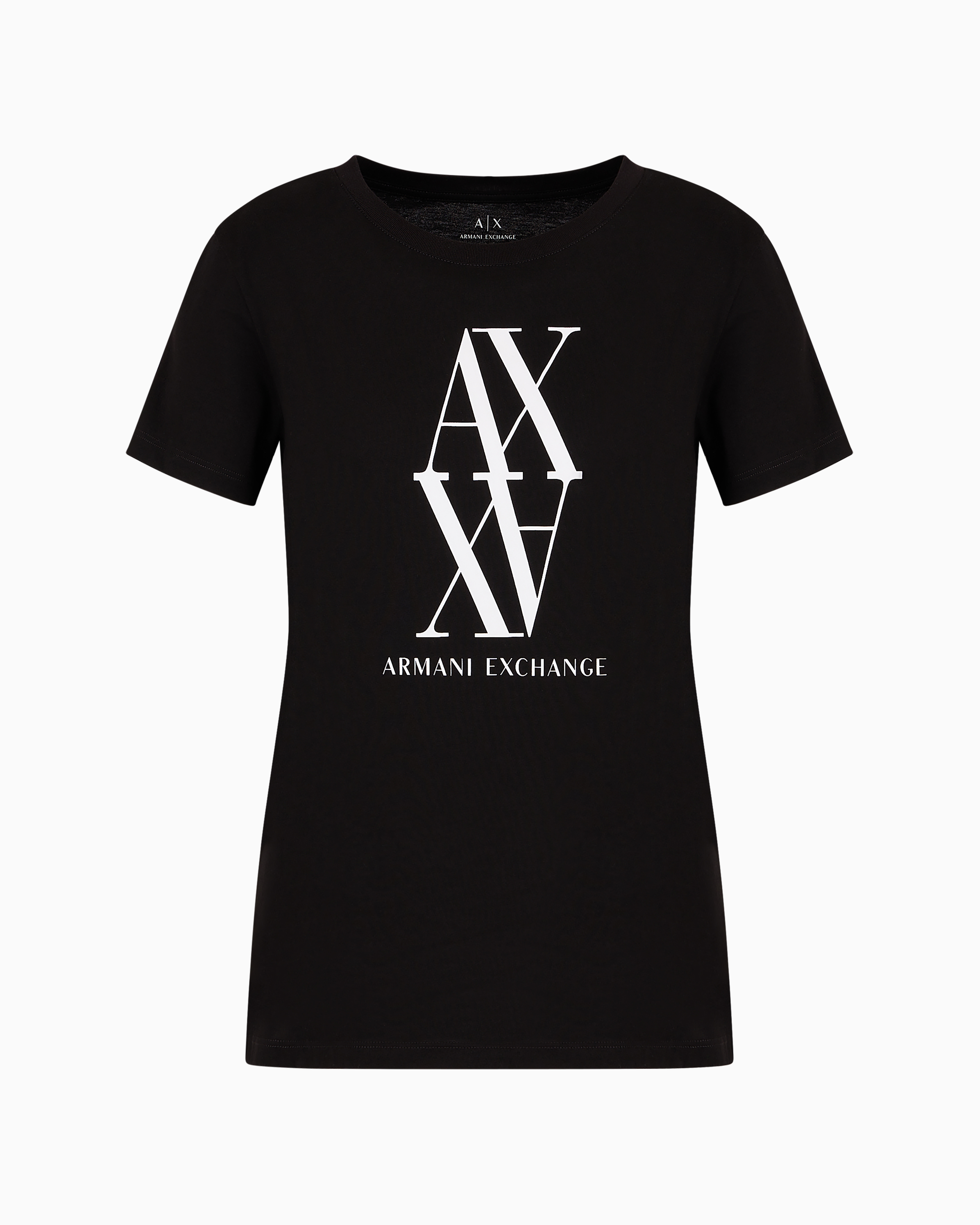 Armani Exchange Official Store Regular Fit T-shirts In Black