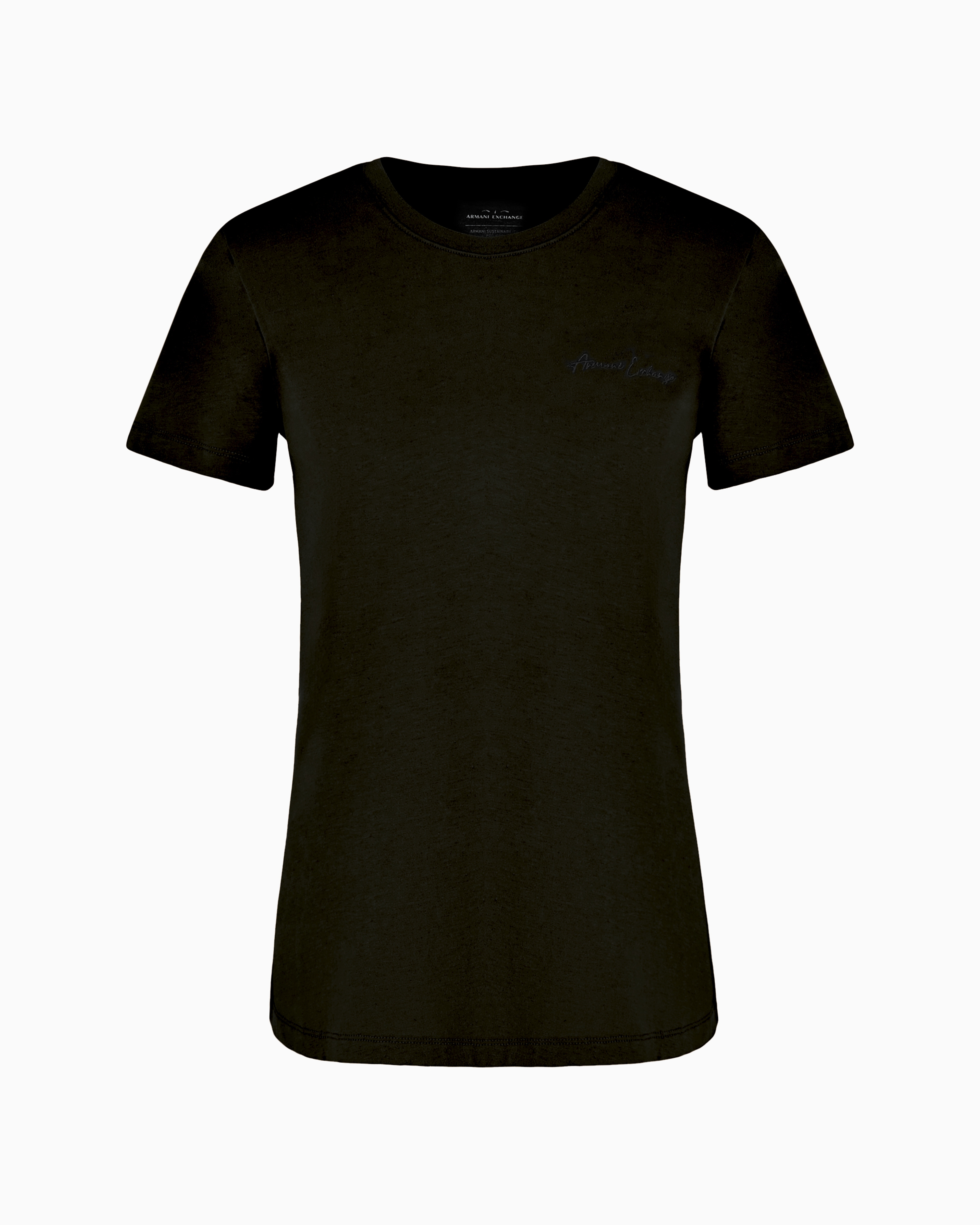 Armani Exchange Official Store Regular Fit T-shirts In Schwarz