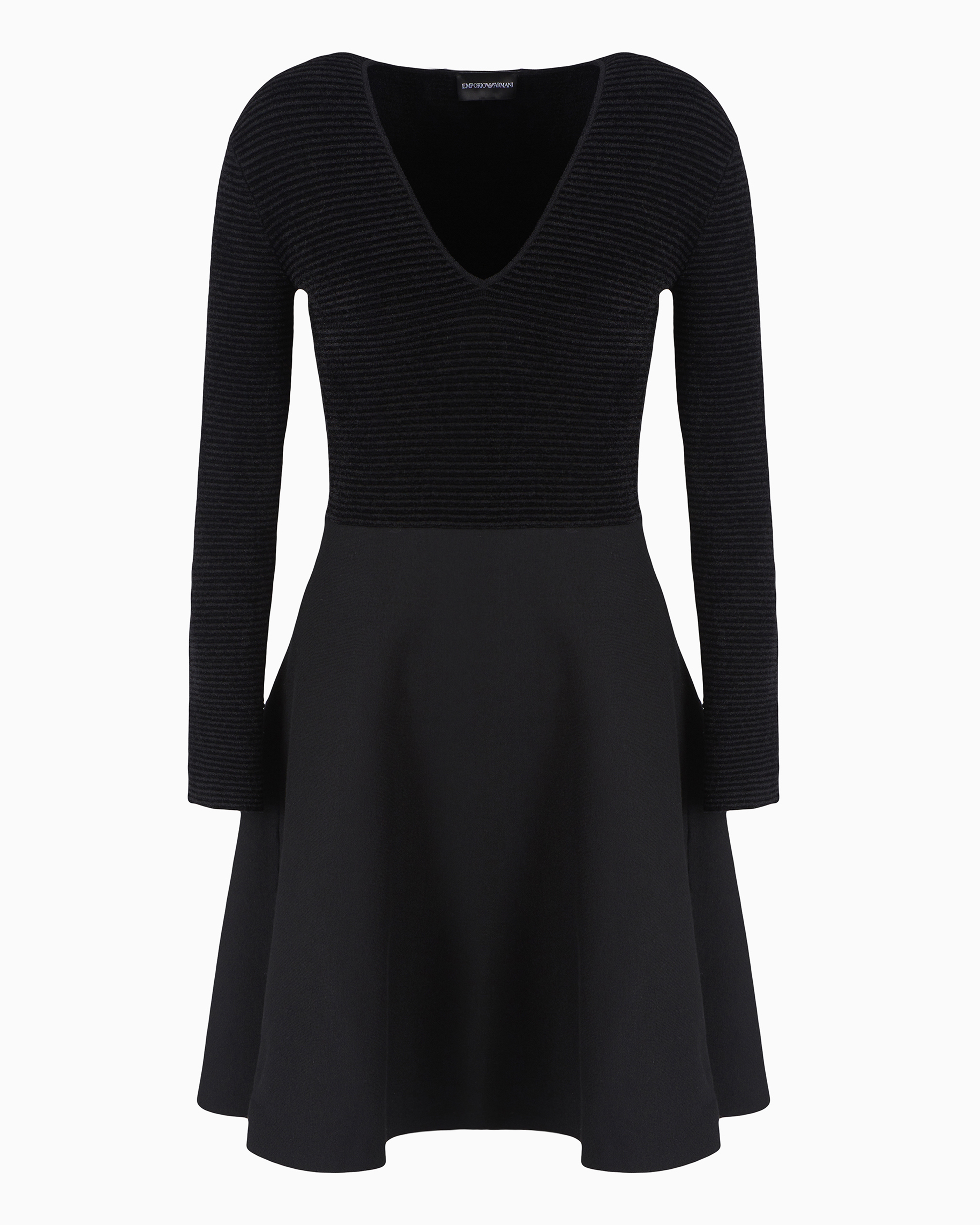 Emporio Armani Official Store Short Dresses In Black