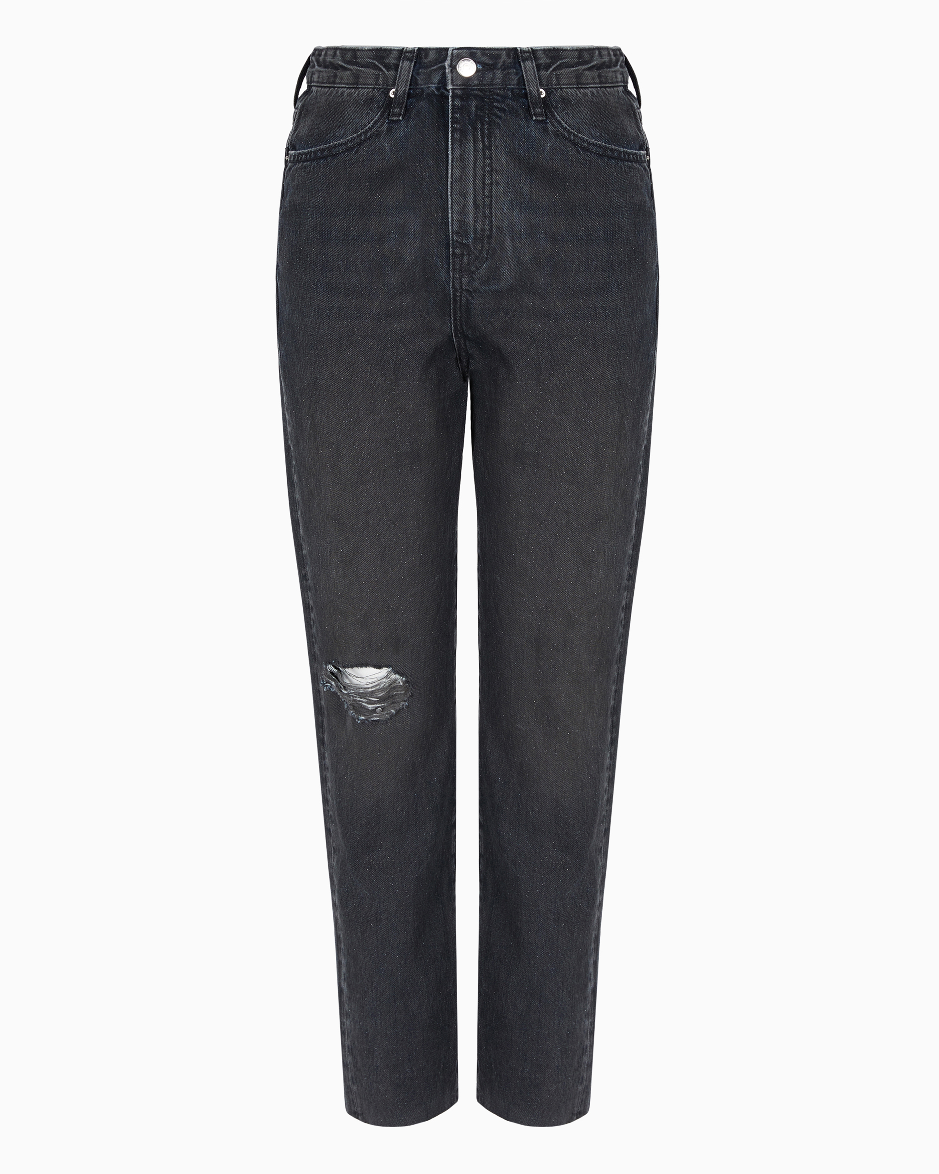 Armani Exchange Official Store Boyfriend Jeans In Black