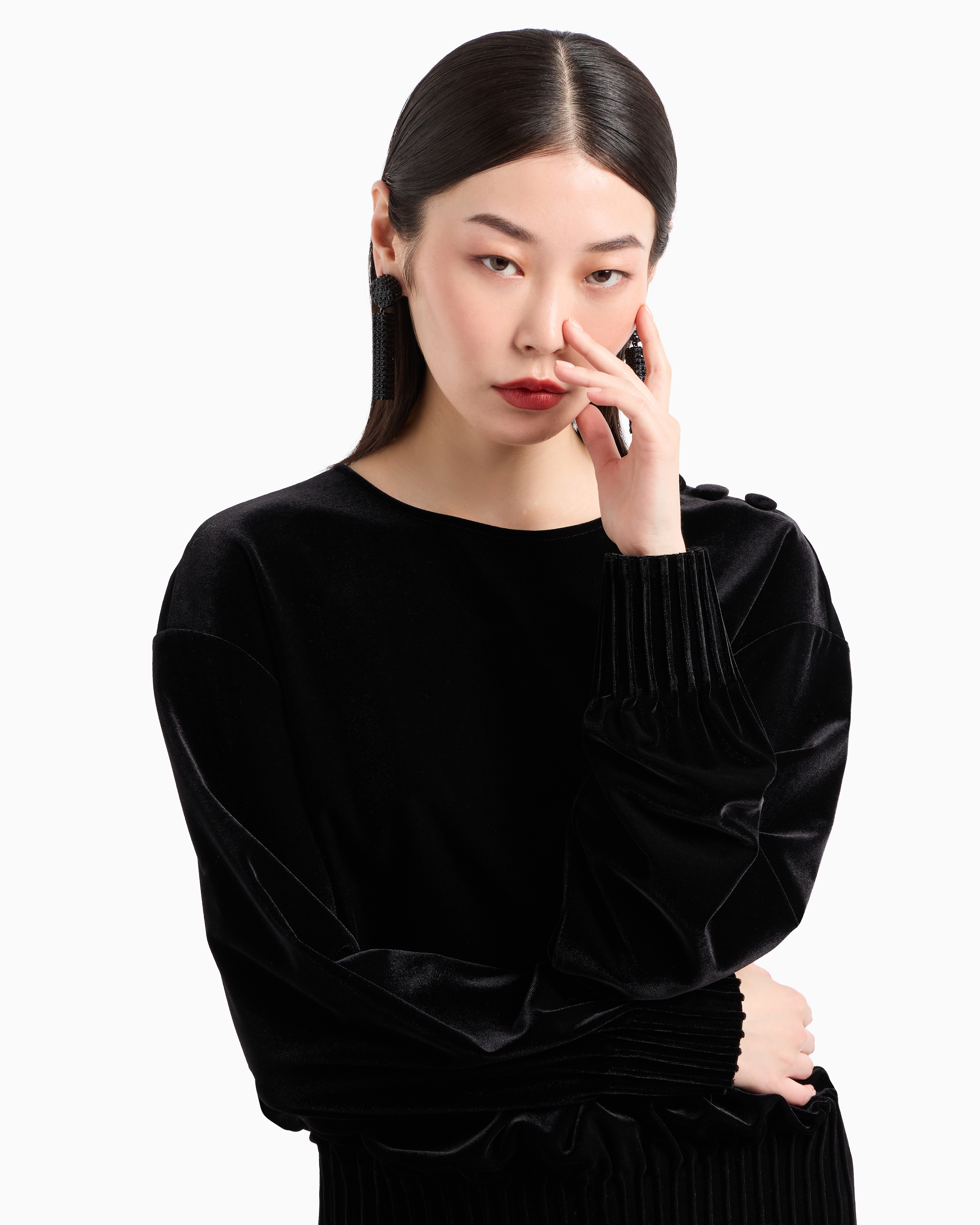 Emporio Armani Official Store Sweatshirts Without Hood In Black