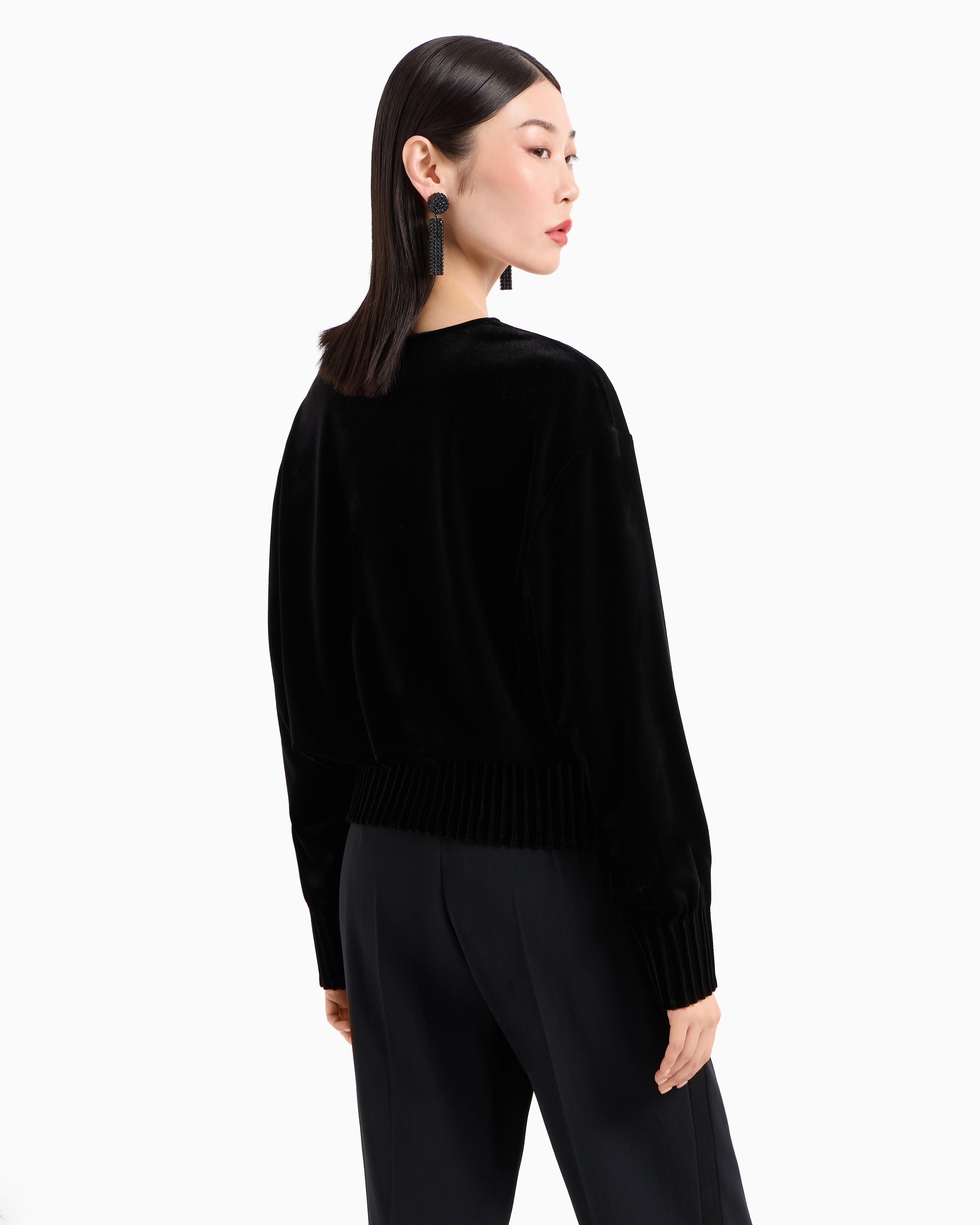 Emporio Armani Official Store Sweatshirts Without Hood In Black