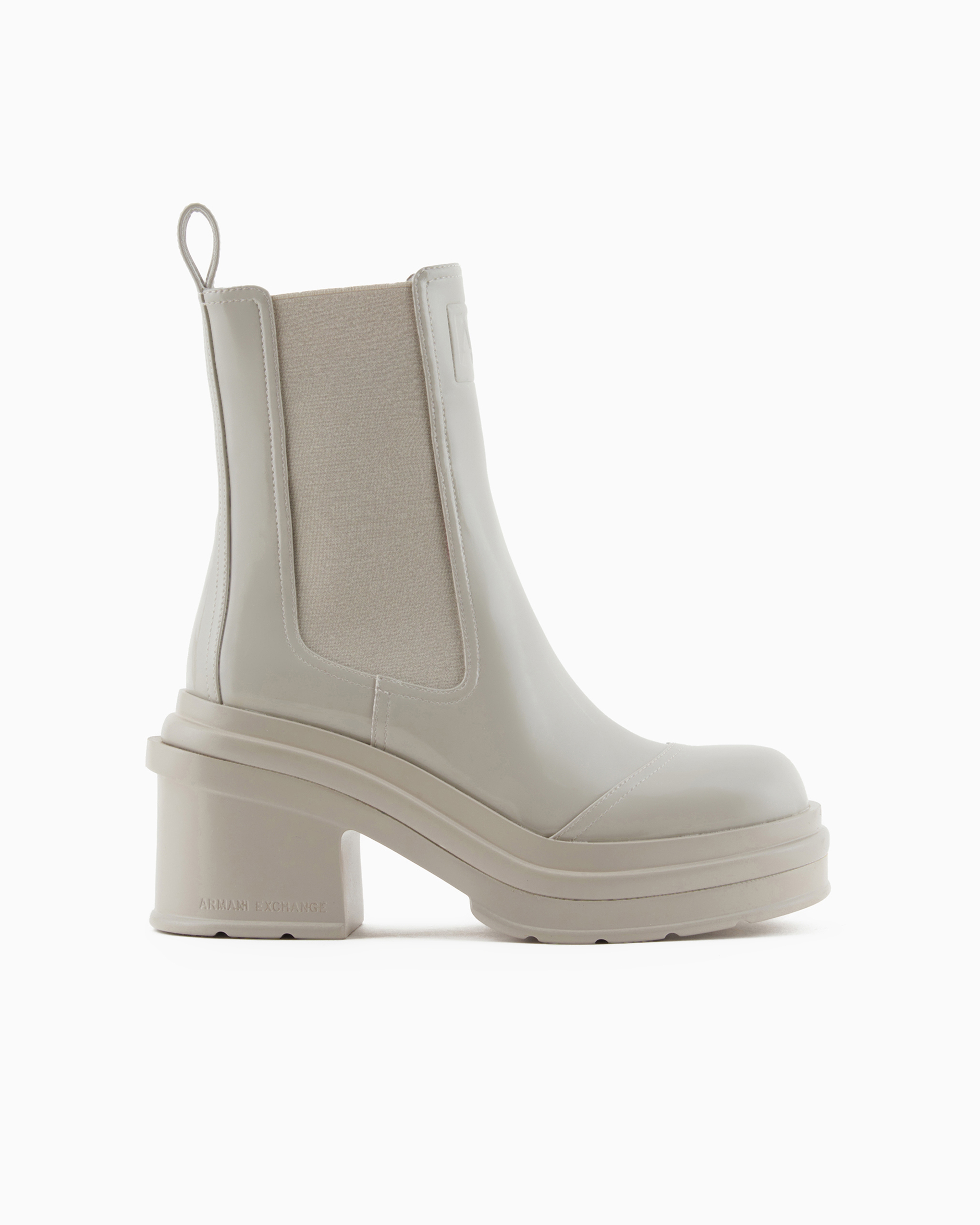 Armani Exchange Official Store Booties In Beige