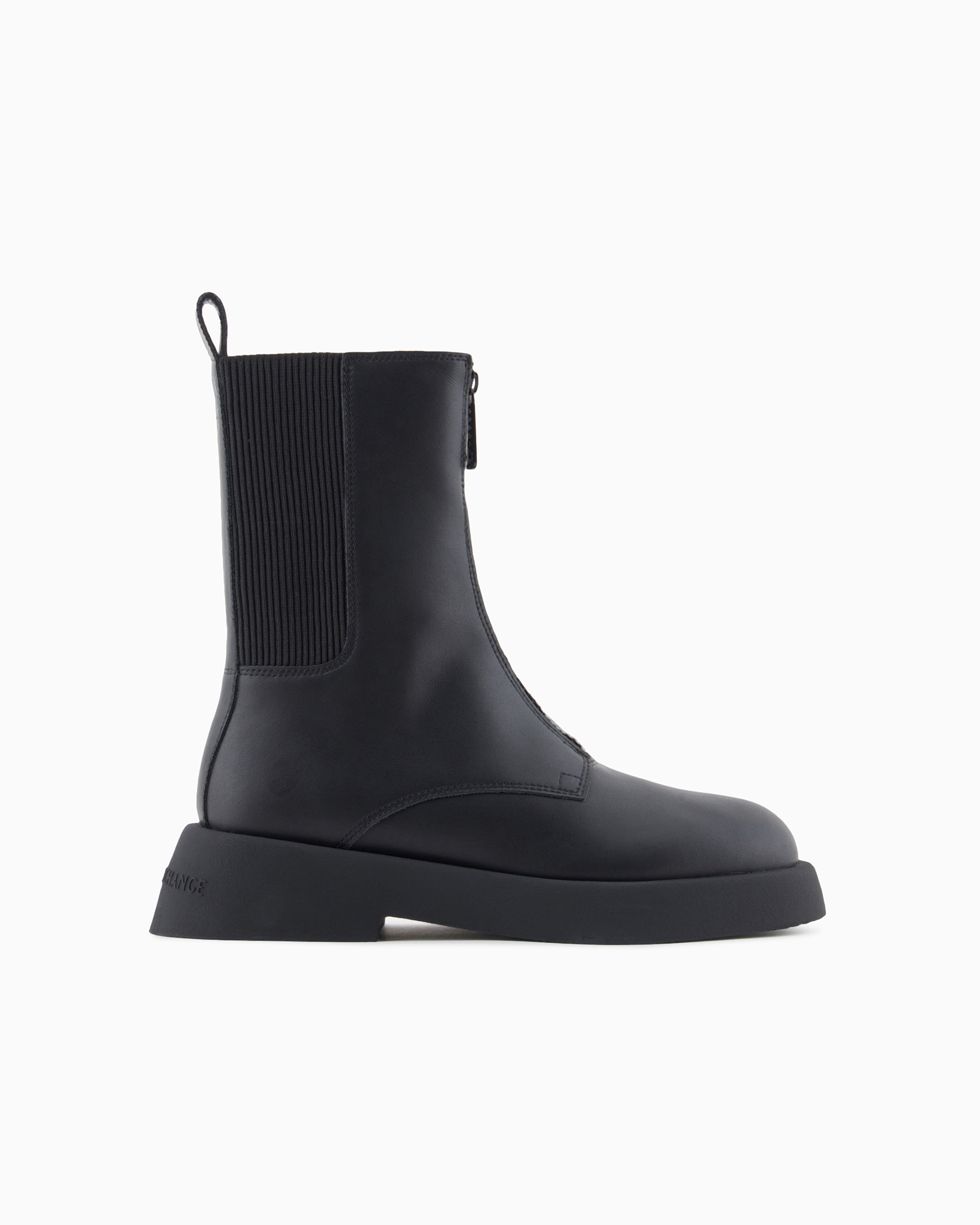 Armani Exchange Official Store Boots In Black