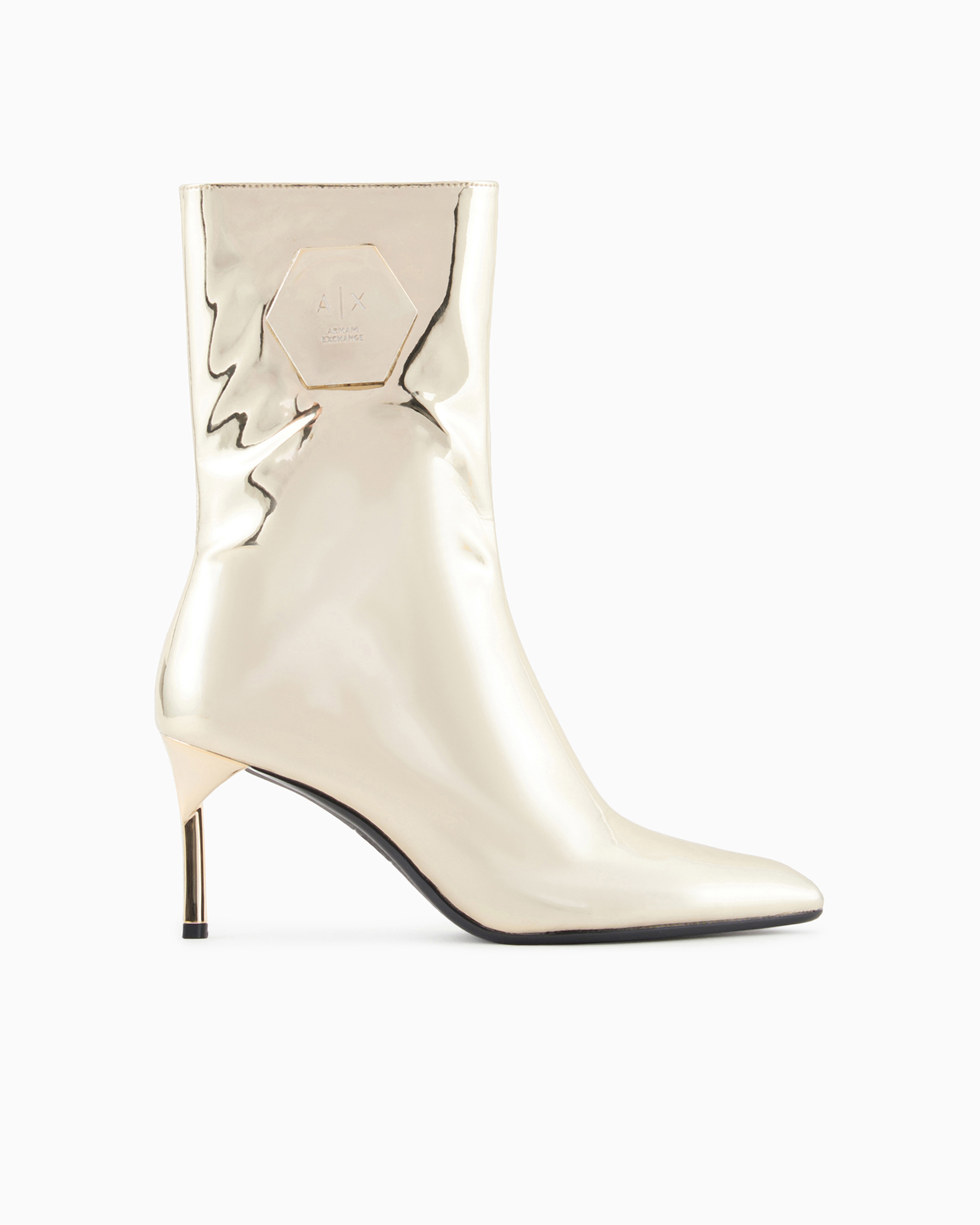 Armani Exchange Official Store Boots In Gold