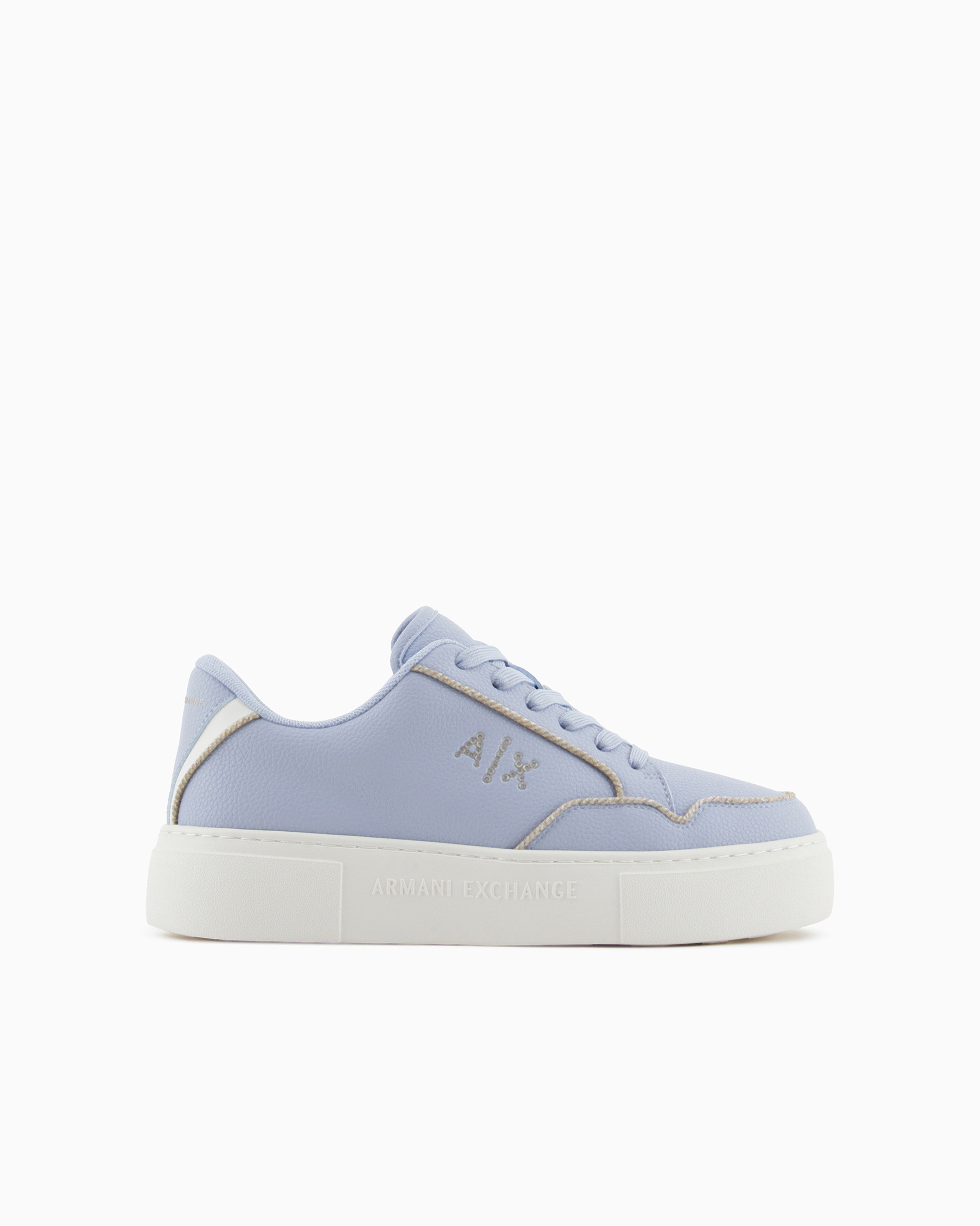 Armani Exchange Official Store Sneakers In Azure