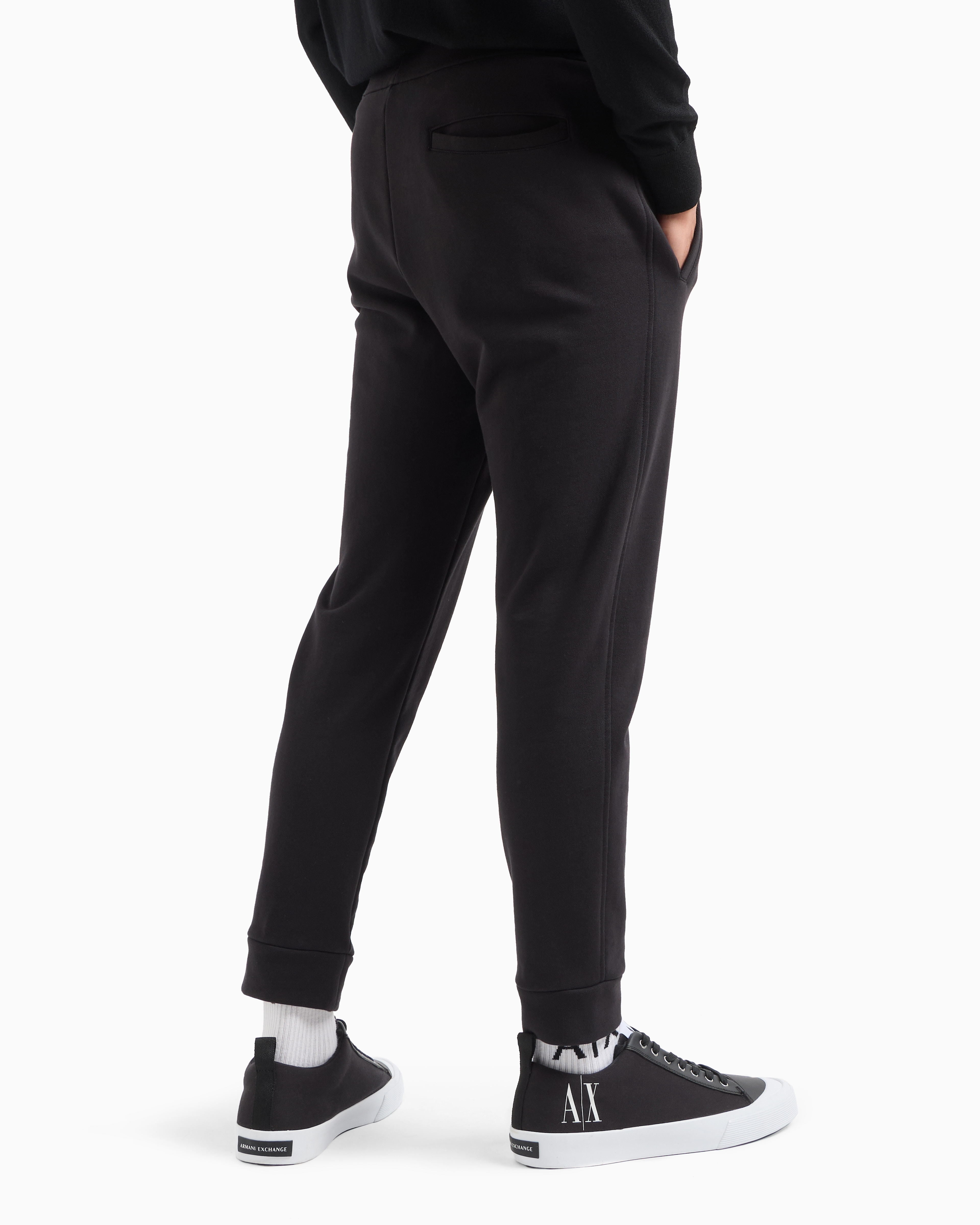 ARMANI EXCHANGE SOFT YARN JOGGER PANTS WITH LOGO 